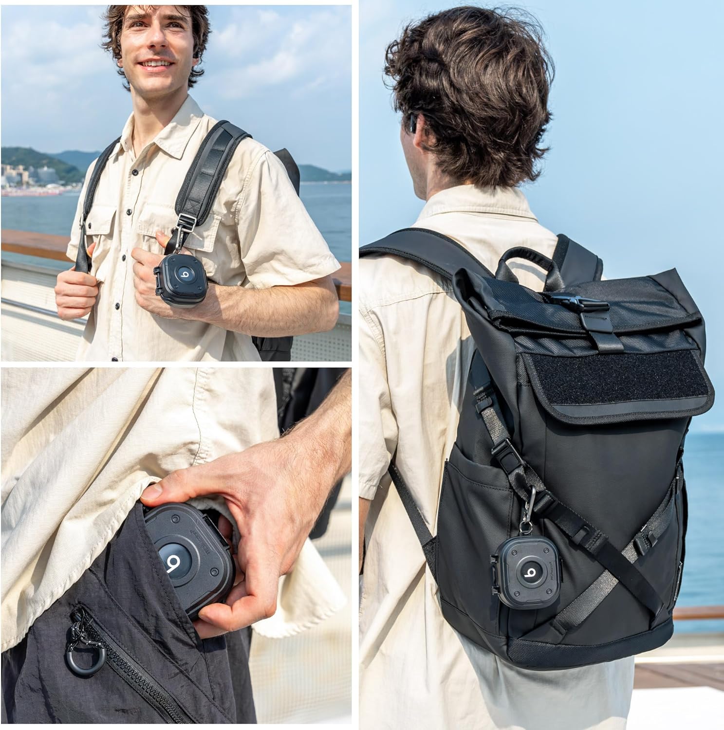 PROfezzion for Beats Powerbeats Pro 2 Case Cover, Heavy Duty Hard Shell Lock Case with Full Coverage and Secure Locking Latch for Power Beats Pro 2 Earbuds - Quick Sand (Not for The Powerbeats Pro 1) - Image 8