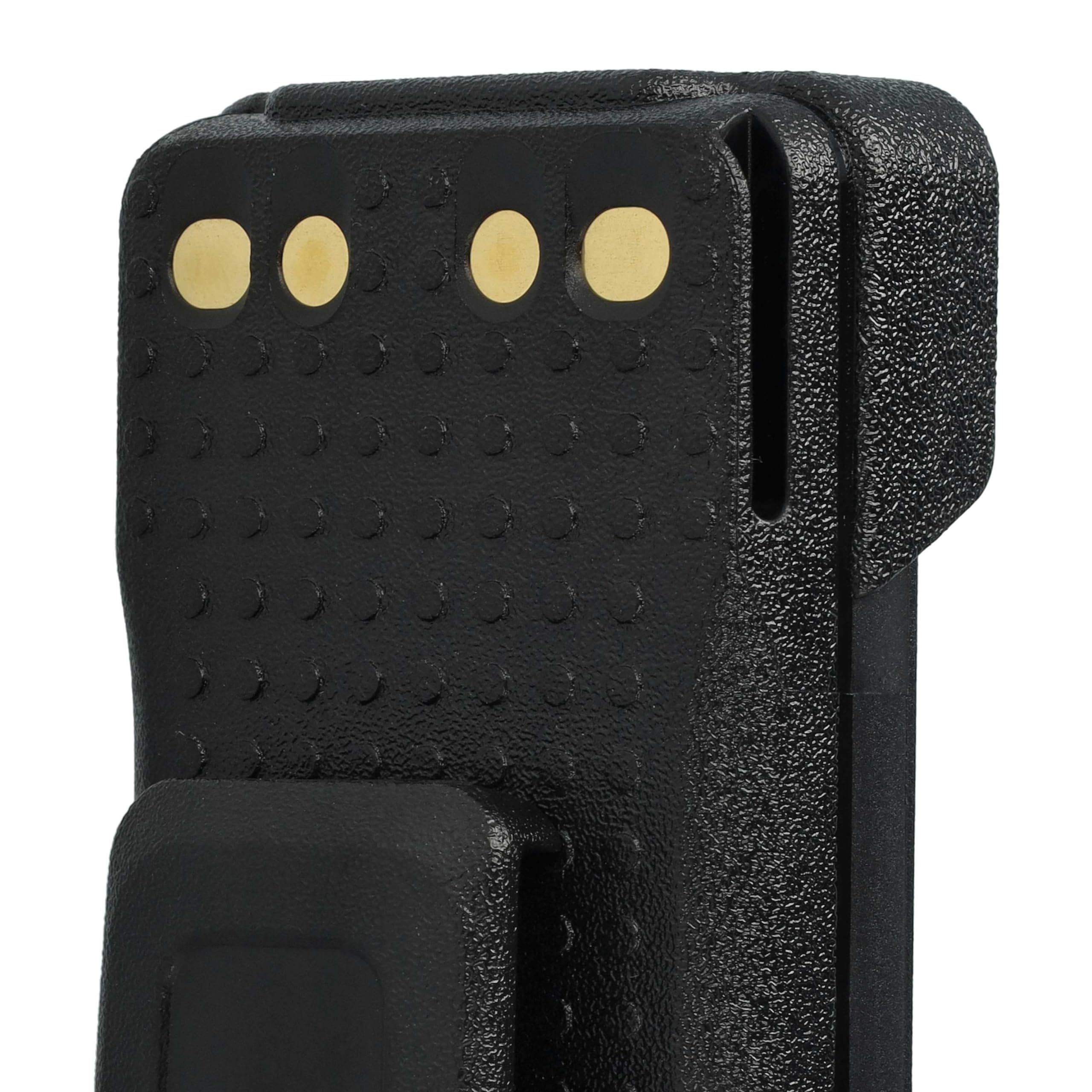 vhbw batteria compatibile con Motorola DP2400e, DP2000, DP2600E, DP2600, DP2400 radio (1800mAh, 7,4V, Li-Ion) + clip