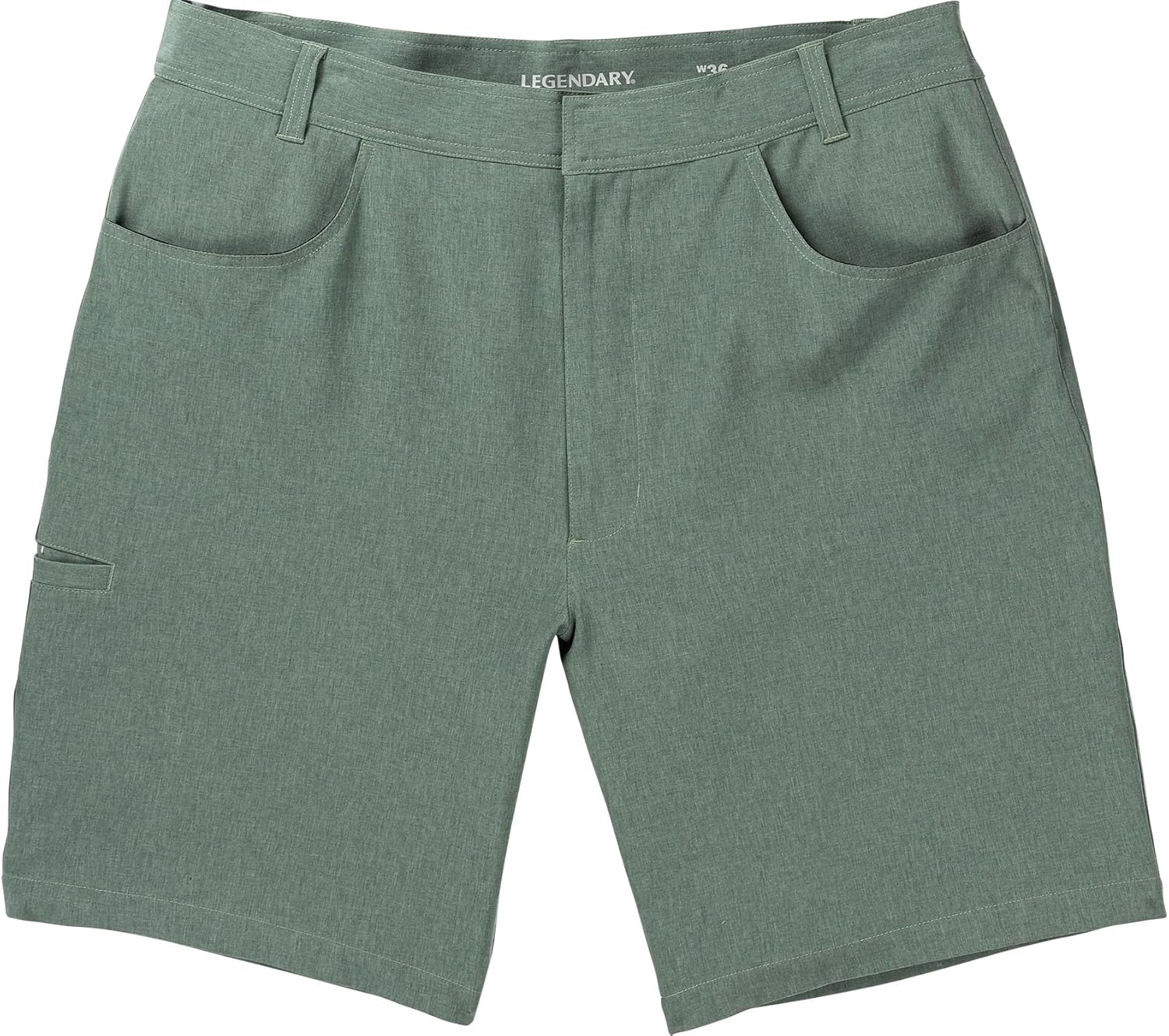 Legendary Whitetails Mens Water Activated Fish Print 9 Inch Inseam Boardshort - Image 3