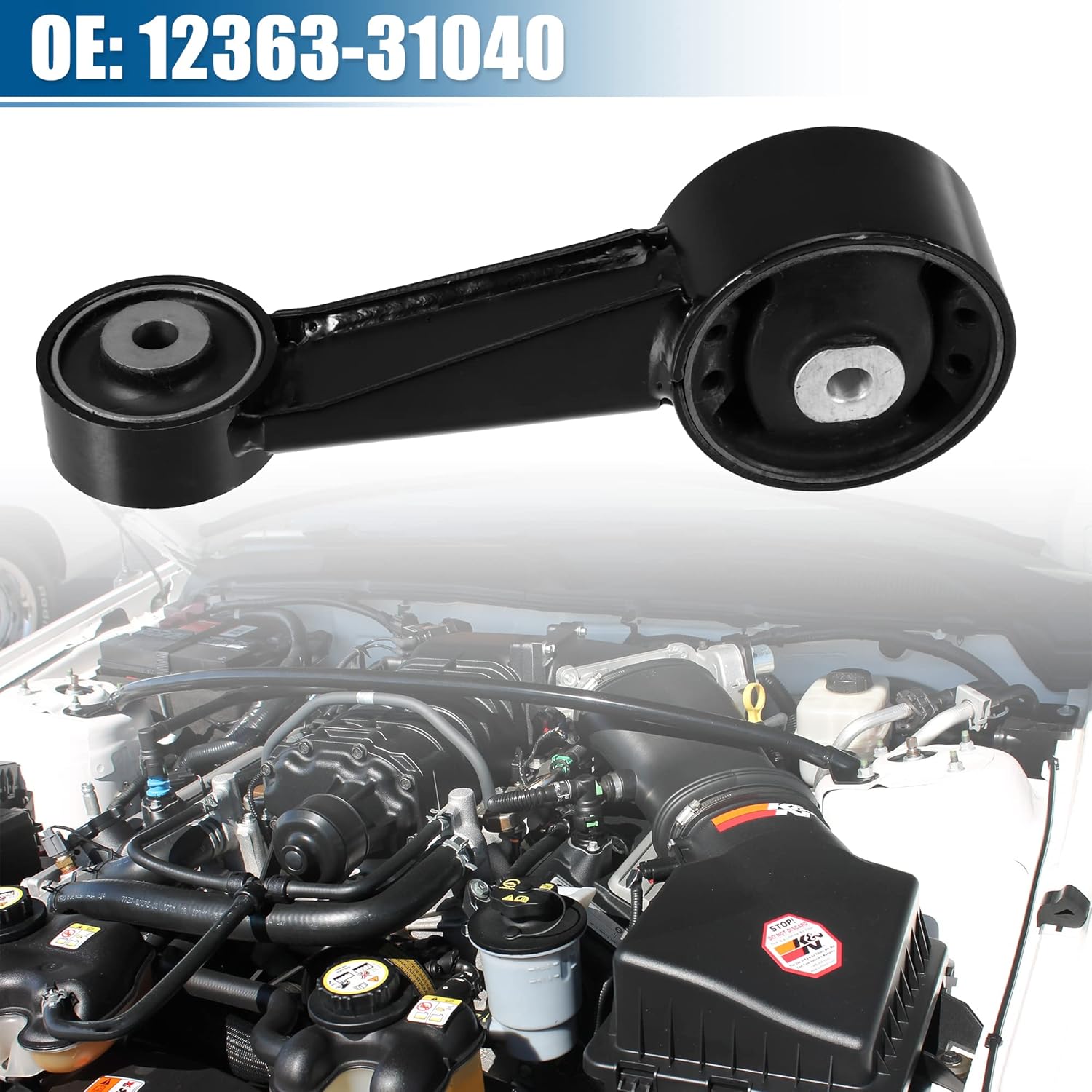 X AUTOHAUX Front Engine Motor Transmission Mount 12363-31040 for Lexus RX350 2007-2009 Engine Torque Strut Mount Bracket