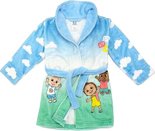 Cocomelon Bata de felpa 3D JJ Playtime para niños pequeños