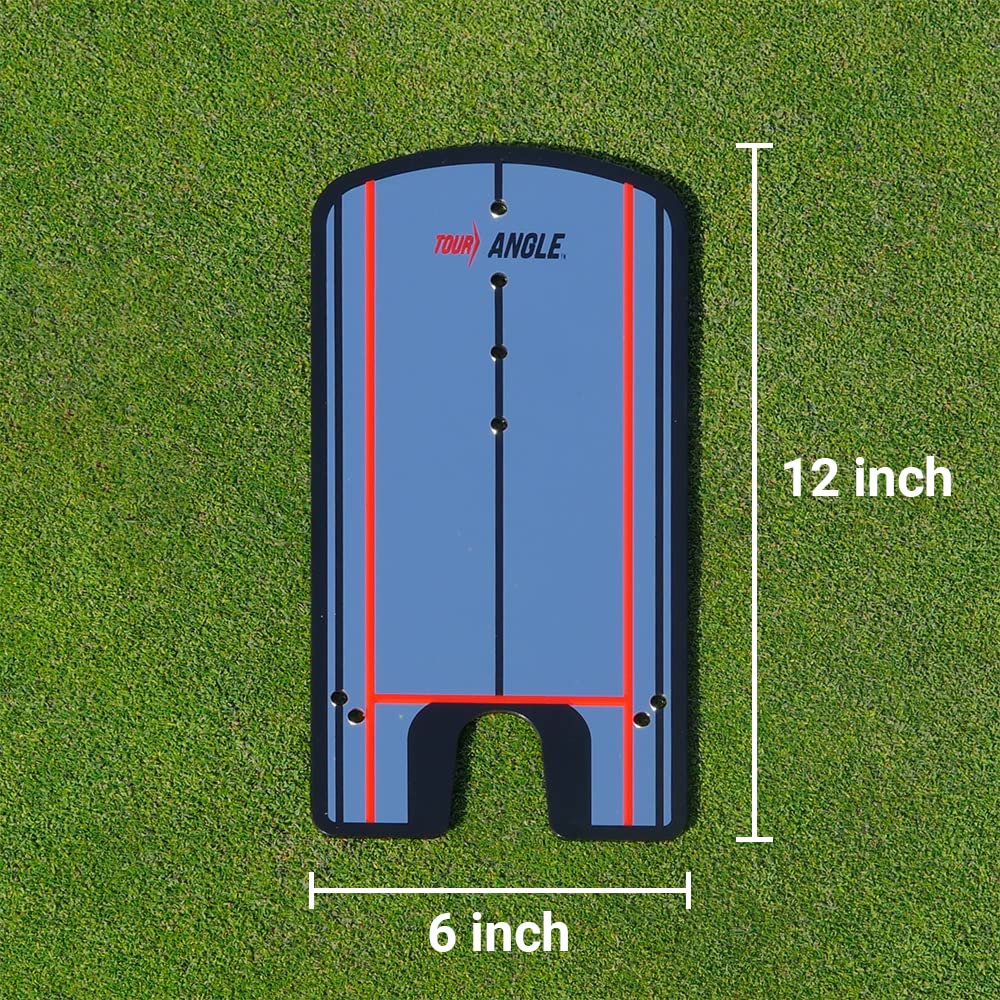 TourAngle | Putting Mirror for Proper Ball Alignment | Square Up Your Putter Face & Aim Correctly | Lower Scores with Instant Feedback | Right & Left Handers