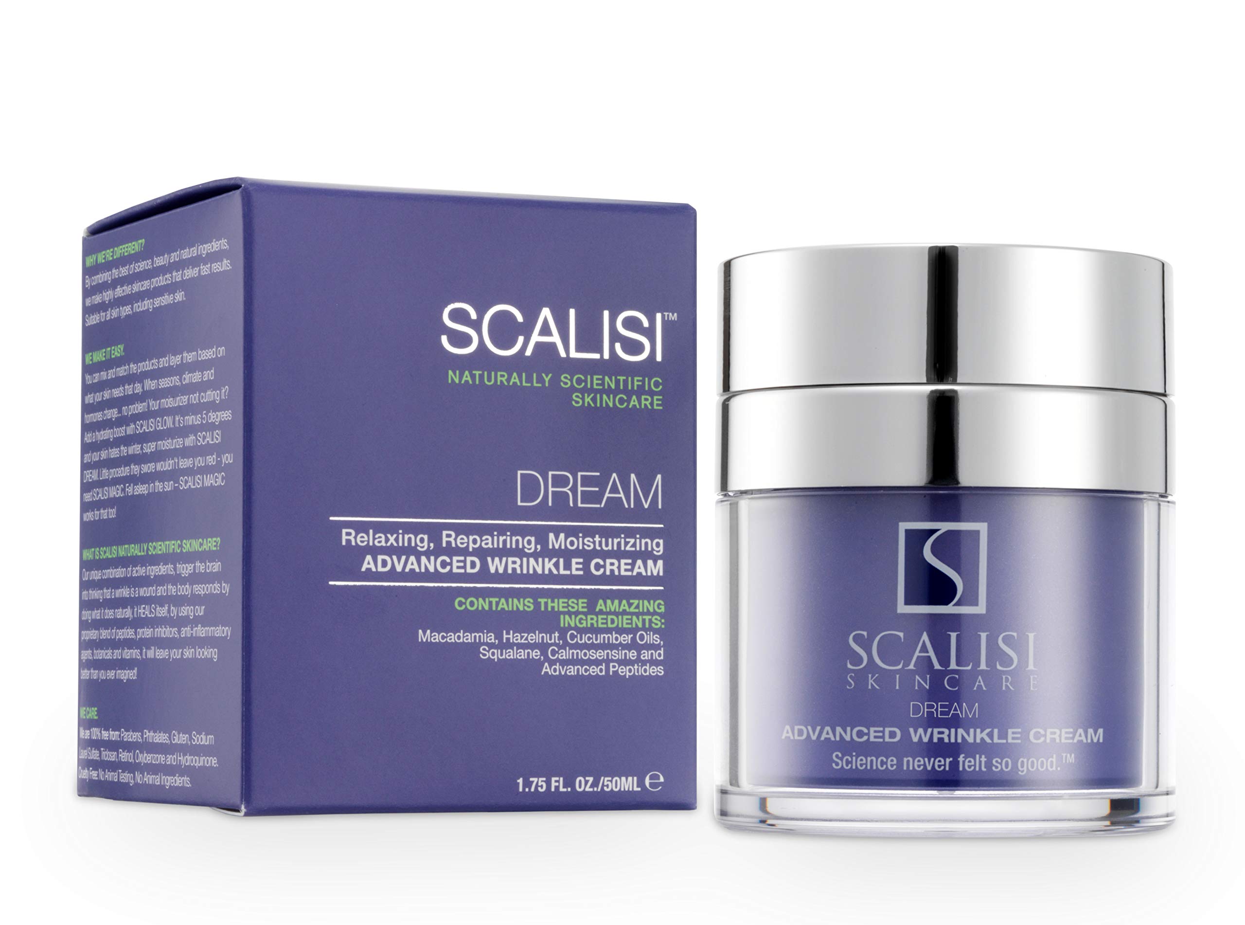 SCALISI NATURALLY SCIENTIFIC SKINCAREDREAM Advanced Wrinkle Cream - Relaxing, Repairing, Moisturizing Day and Night Cream