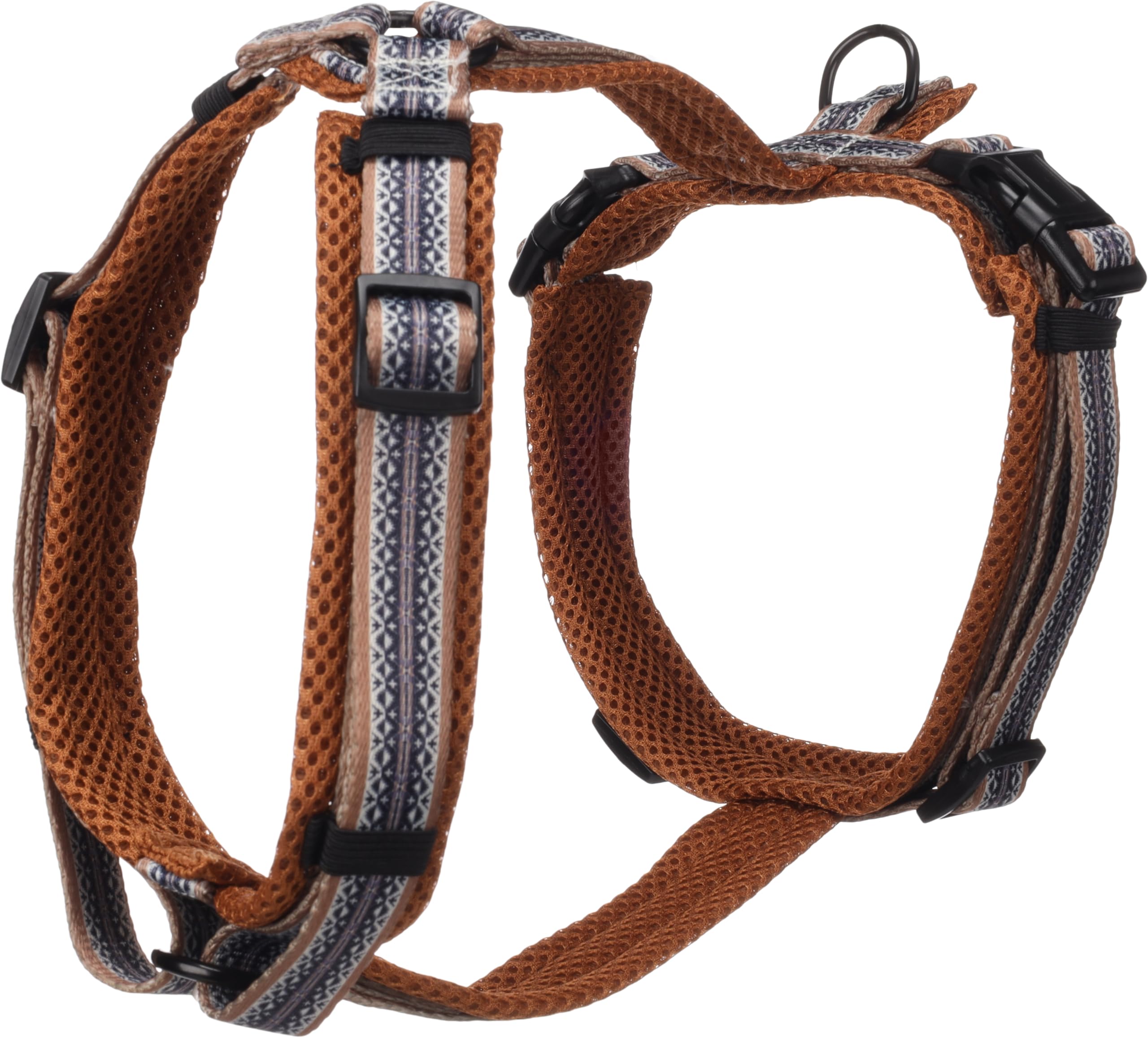 Dog Harness Y-shape Ubud Black M 46-74cm 52-74cm 20mm