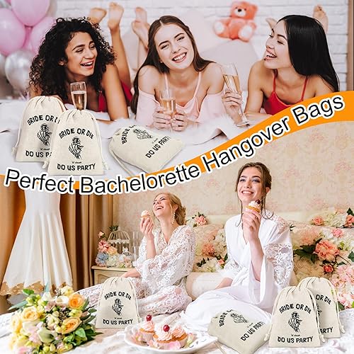 Miniatura 7 de Boao Paquete de 20 bolsas de regalo para despedida de soltero, decoración de despedida de soltero, novia o muerte hasta la muerte, bolsa de regalo