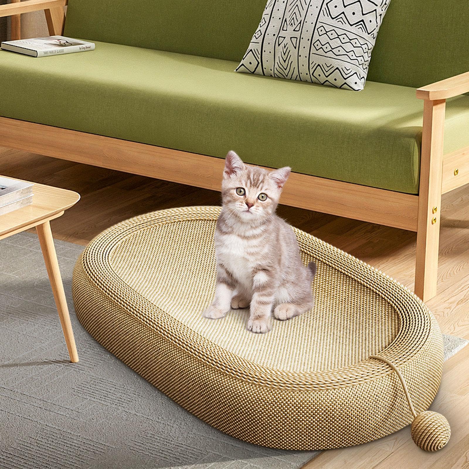 Griffoir pour Chat, Tapis à Griffer pour Chat, Griffoir Résistant, Mobilier pour Chats D'intérieur, Cadeau pour Les Amoureux des Chats, Petit