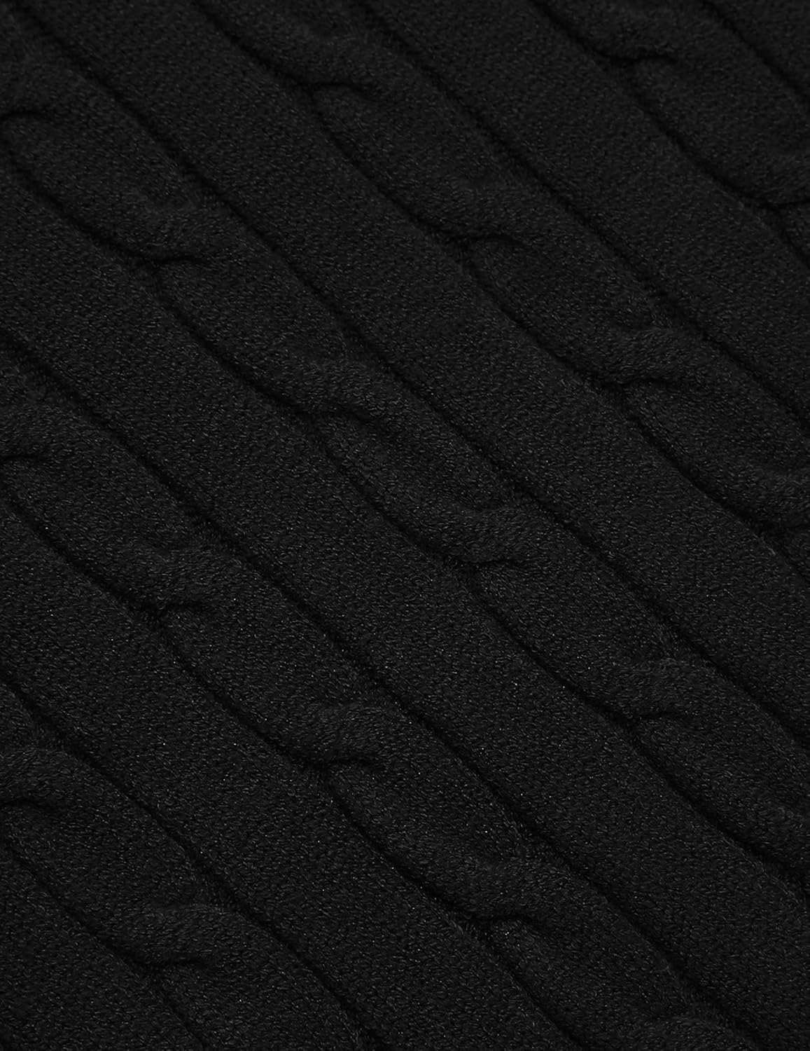 COOFANDY Men's Quarter Zip Sweater Slim Fit Casual Knitted Turtleneck Pullover Mock Neck Polo Sweater - Image 6