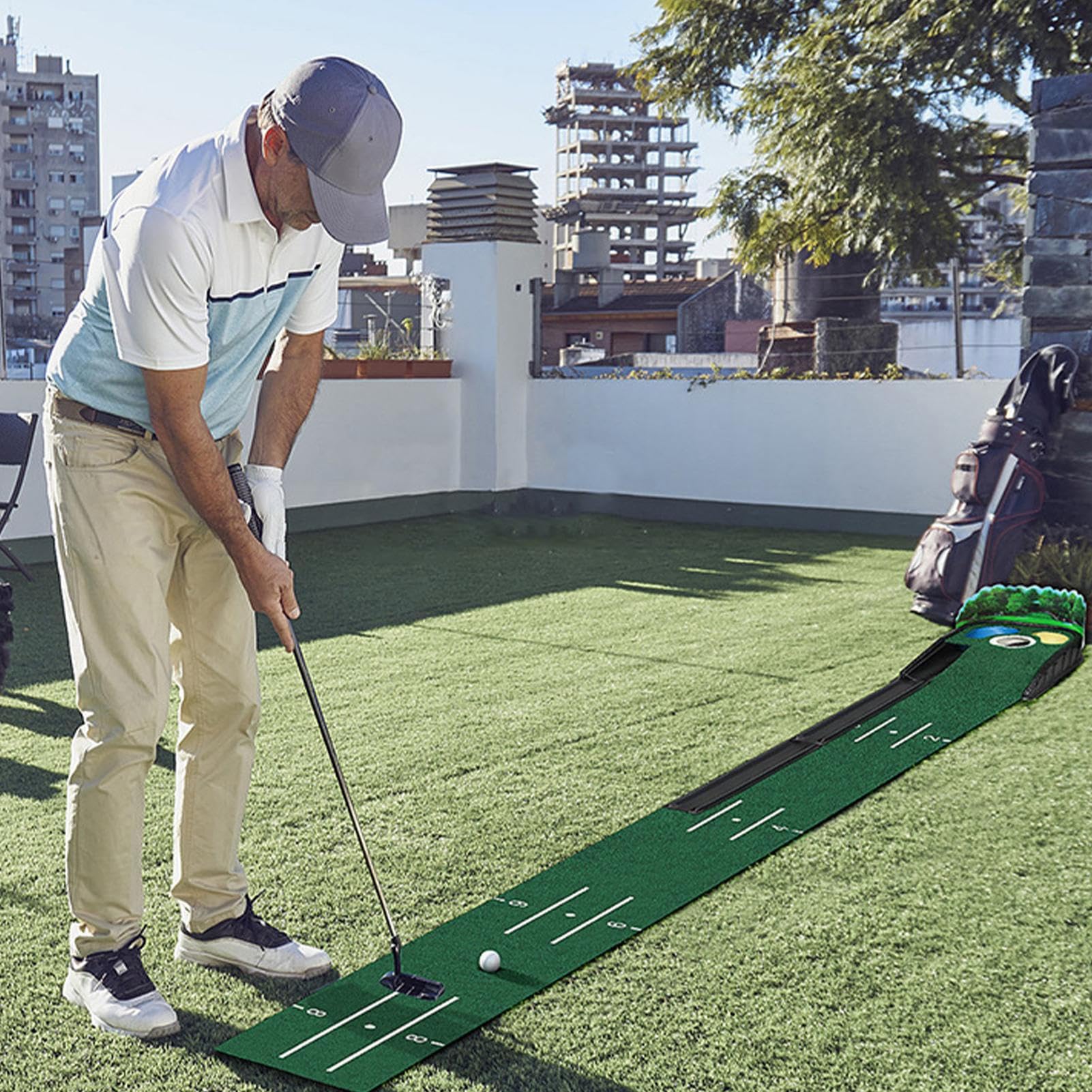 Putting Green en Interiores, Tech Indoor Golf Putting Green - Terciopelo