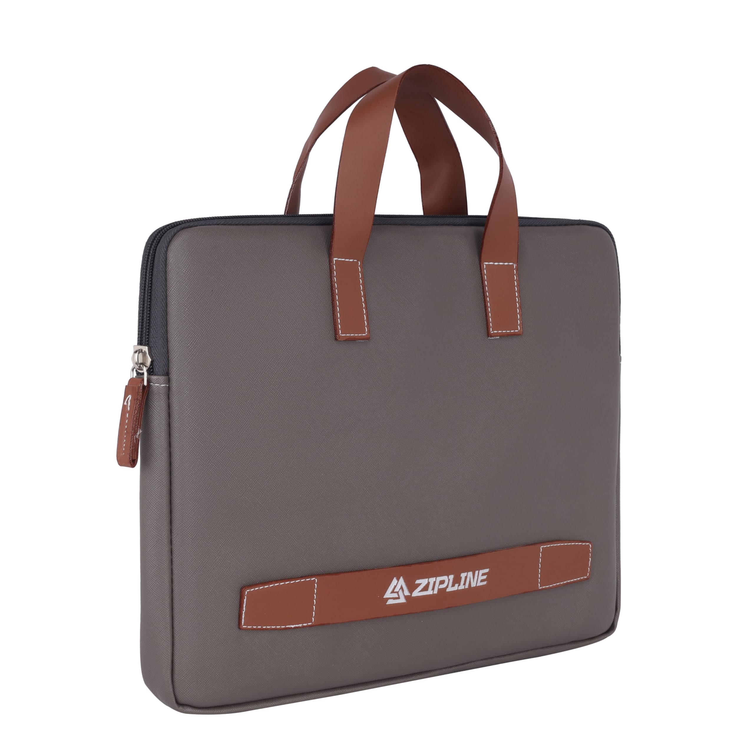 Zipline Office Casual Faux Leather laptop handbags for women - Fits 13/13.5/14 inch Laptop/Tablet office bags for women (1-Peach Brown Bag) (B0D3XQL98L) Amazon Price History, Amazon Price Tracker