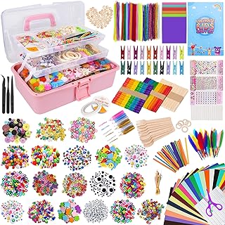 TOSUTO 3600+Pcs Lavoretti Creativi per Bambini,DIY