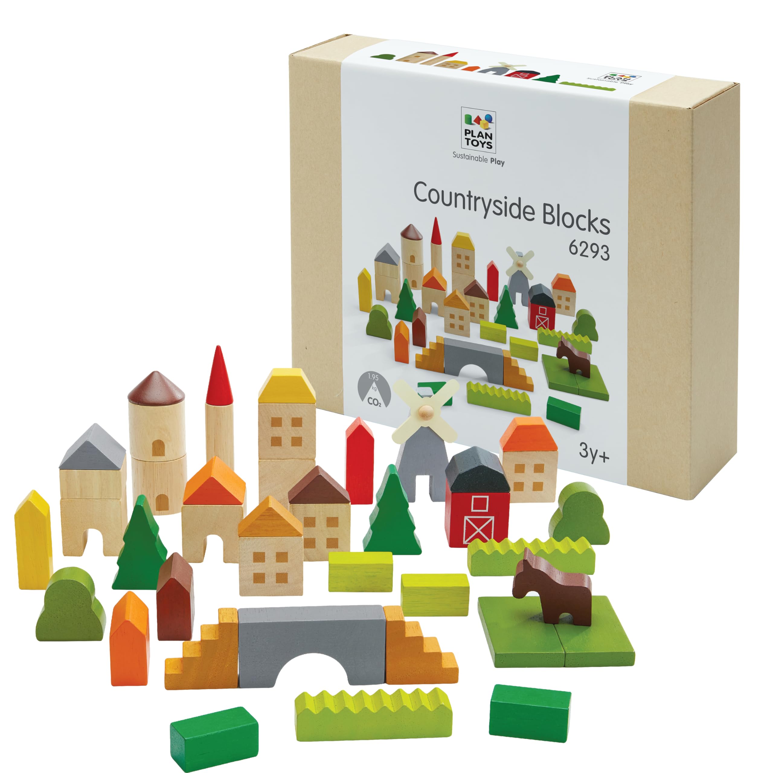 PlanToys 6293 Country Side Block — image 1