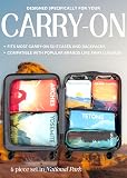 TRIPPED Travel Gear Compression Packing Cubes - 6Piece Set, National Park, Travel Organizers - 8