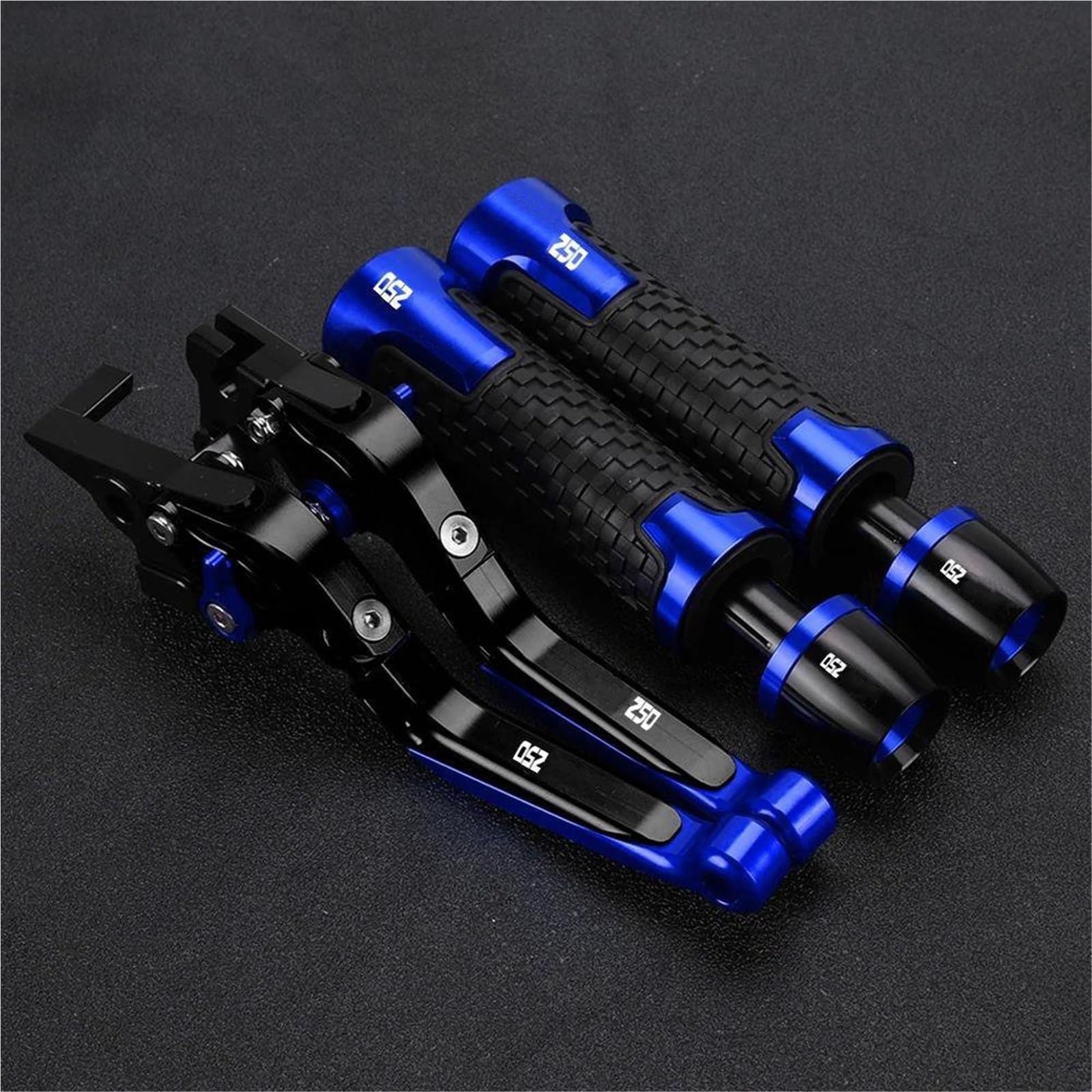 GQUIKGW Replace Motorcycle Handle Bar Extendable Folding Brake Clutch Lever Handlebar for CBR250R CBR 250R 250 R 2011-2018(Blue)