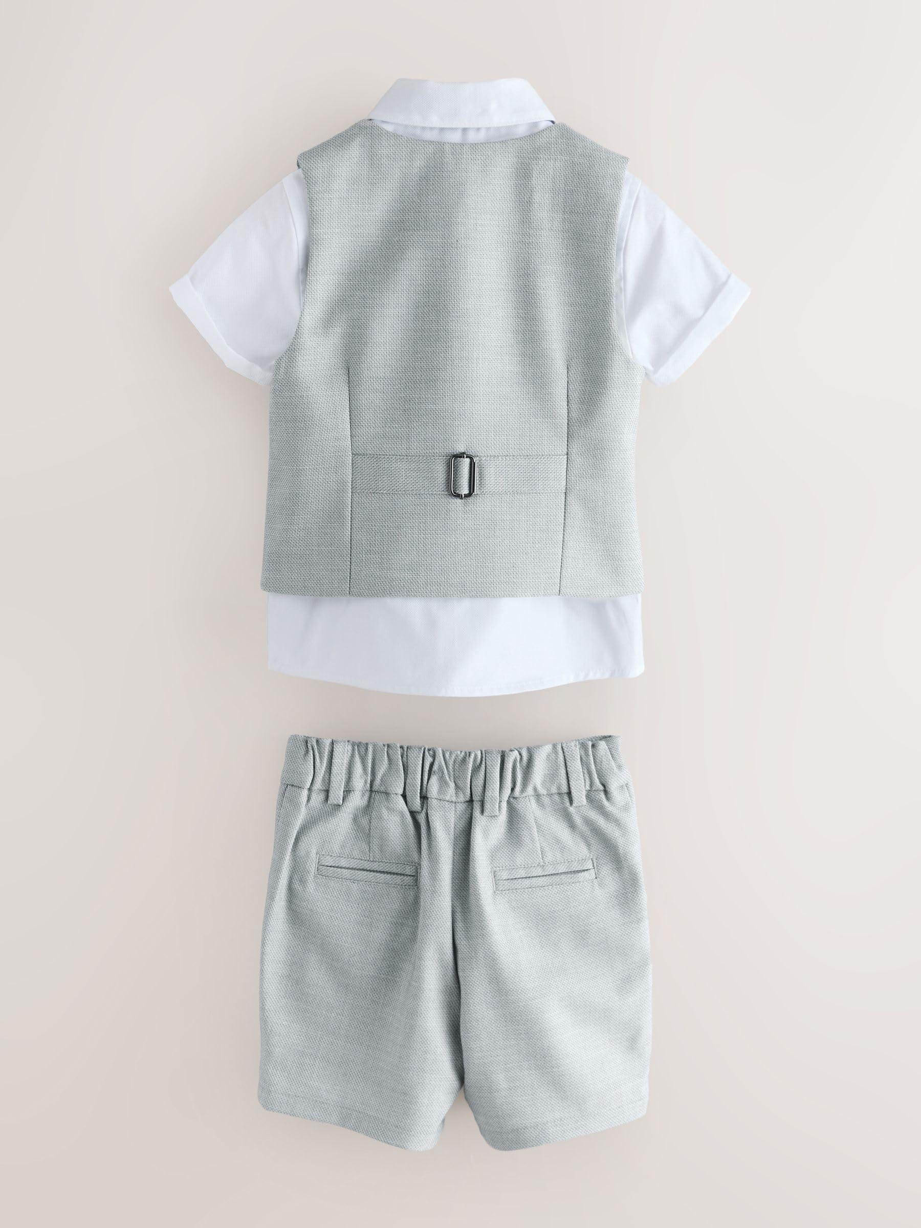 Jungen Hemd, Weste und Shorts im Set