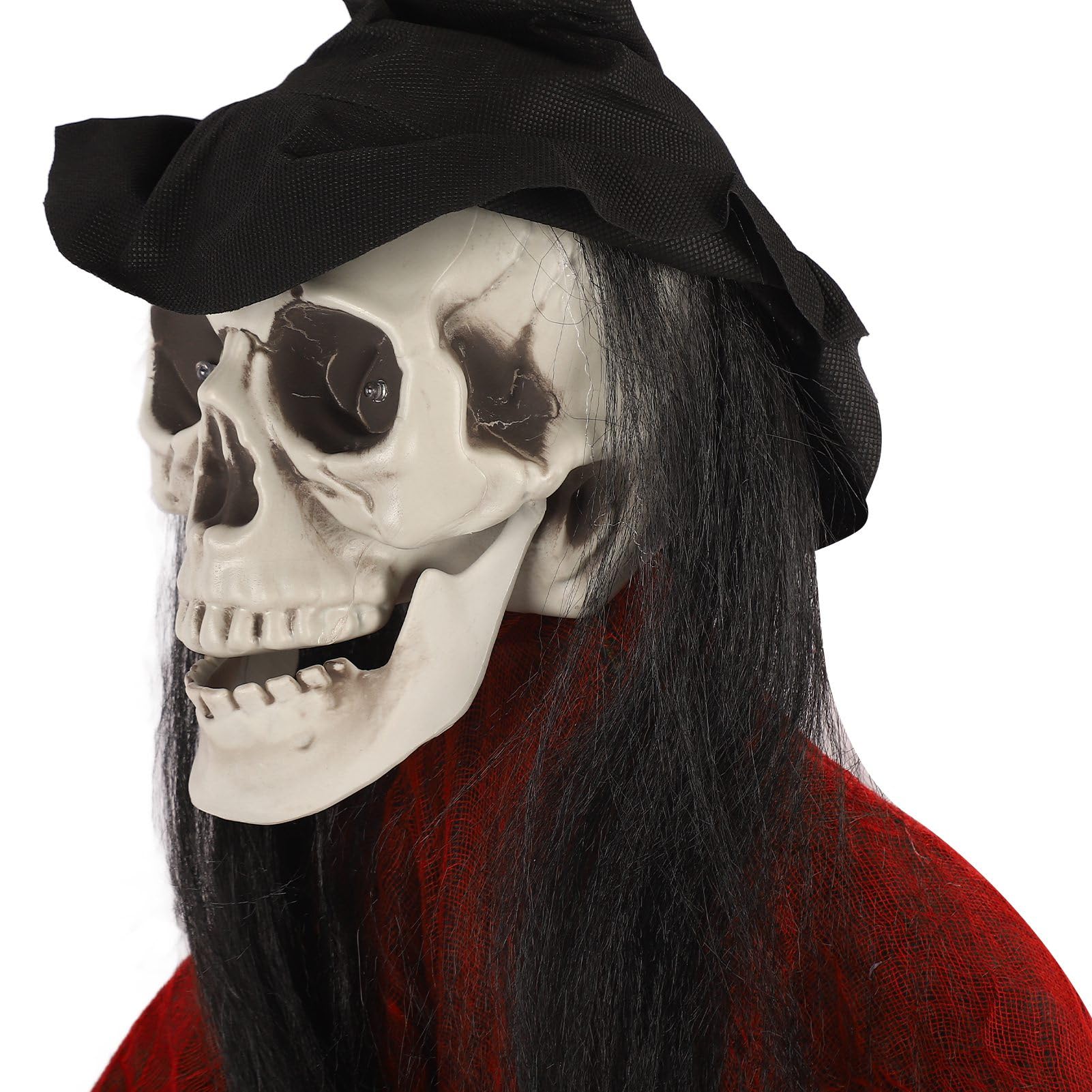 Wiszący Duch Na Halloween Z Dźwiękiem I światłem — Latający Duch Na Baterie Do Upiornych Dekoracji Na Imprezę Halloween
