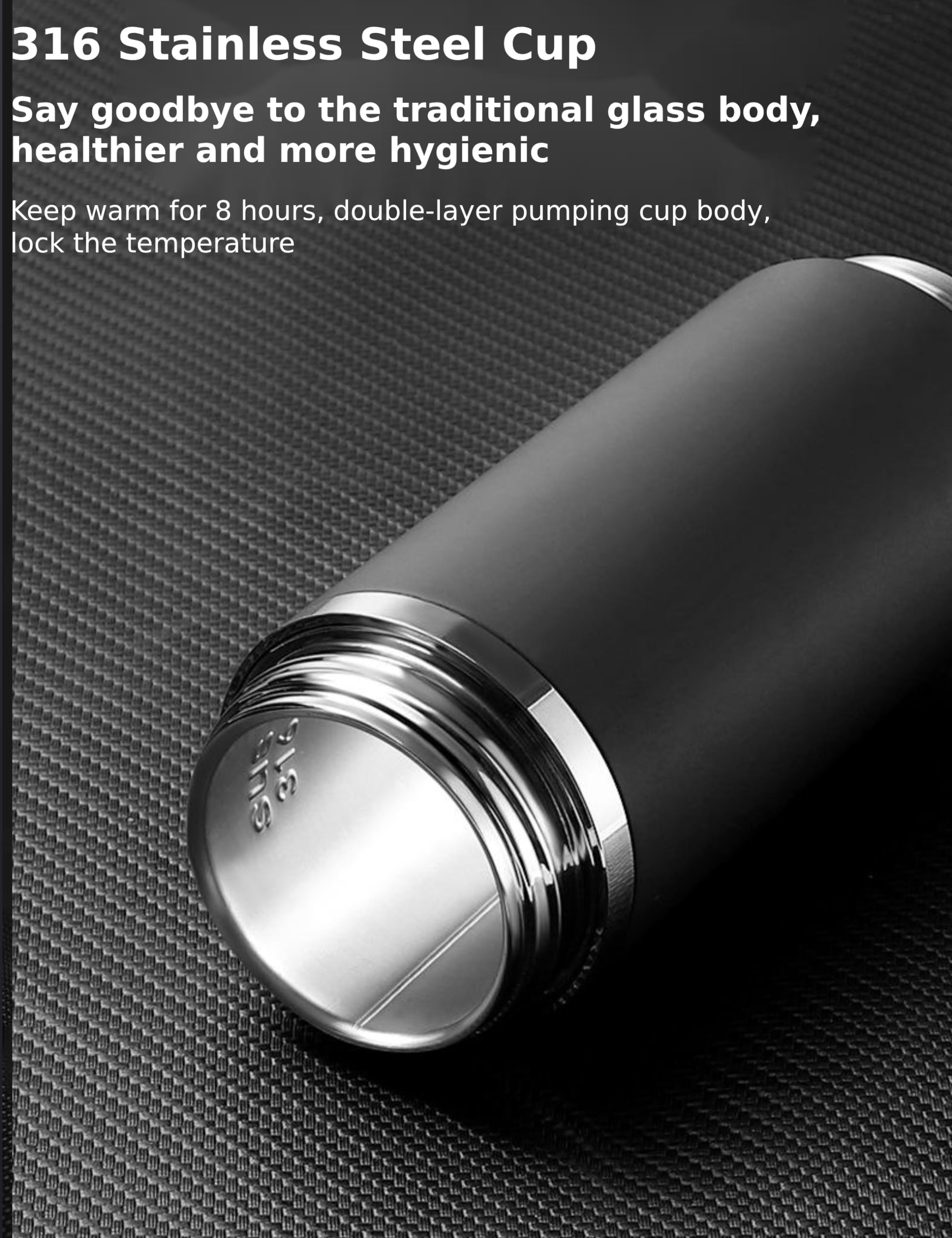 Botella de Agua de Hidrógeno Pro 3 en 1 y Base de Generador de Agua de Hidrógeno Portátil y Vaso Aislado - Tecnología PEM SPE de 420 Ml con Caja de Regalo de Cuero y Tubo de