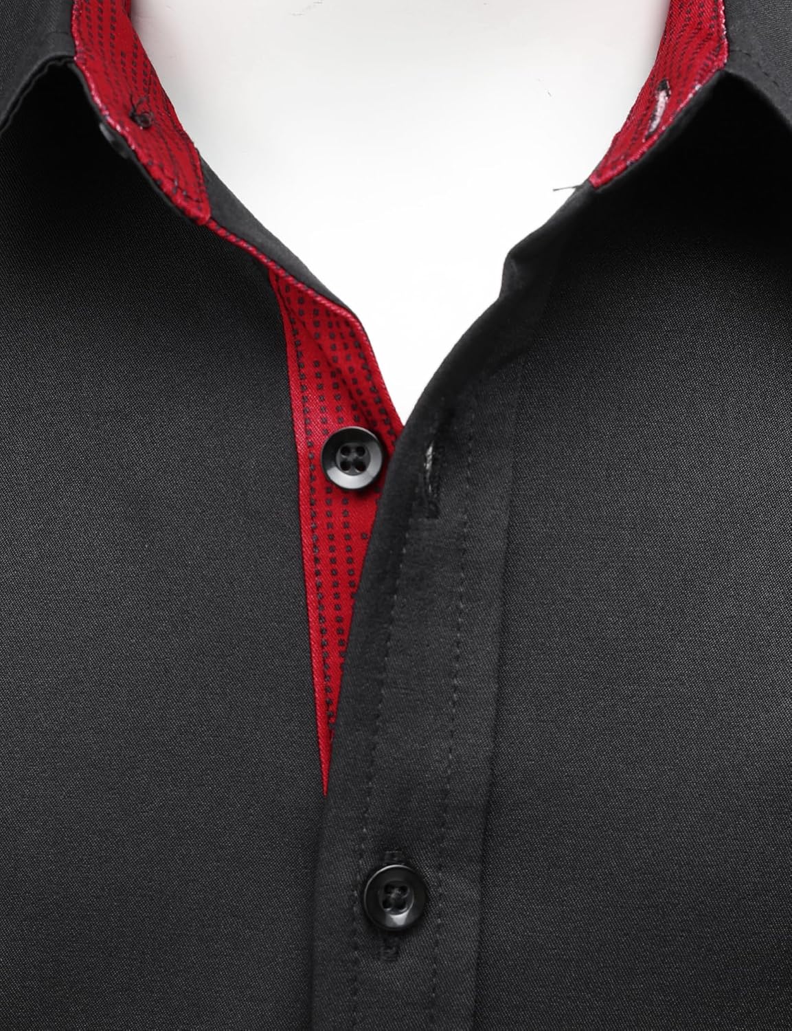 Boys Stretch Multi-Use Dress Shirts Wrinkle Free Long Sleeve Button Down Shirts Formal Wedding Prom Shirts - Image 5