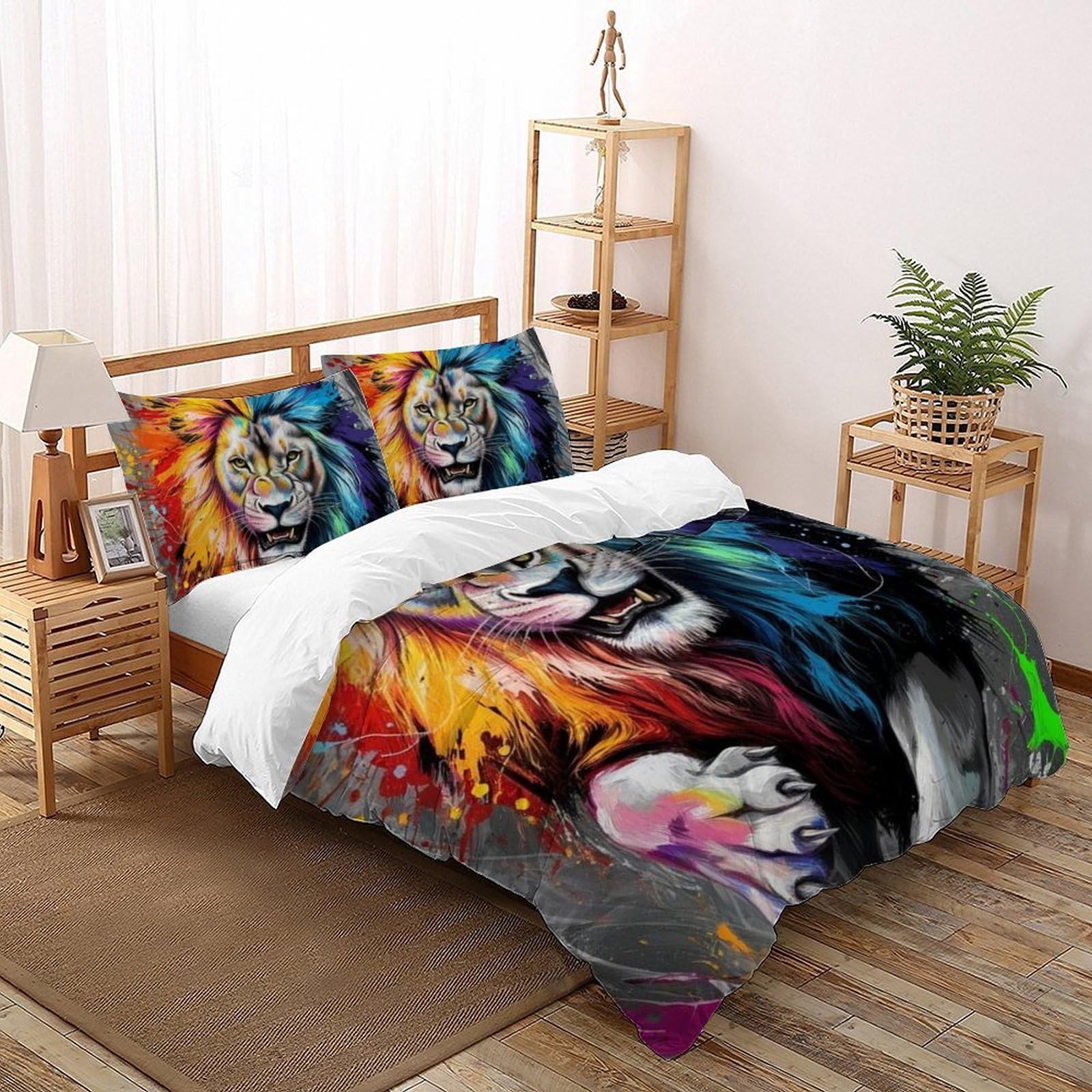Housses de couette 3D enfants douce 220x240 grand lit literie microfibre