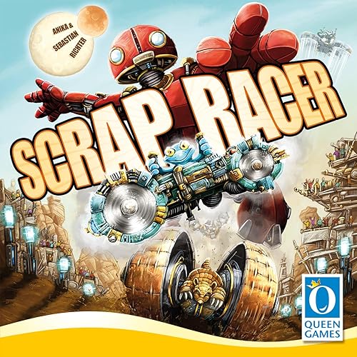 Miniatura 2 de Queen Games Juego de dados de estrategia Scrap Racer para familias, adultos, niños a partir de 8 años, 2-6 jugadores