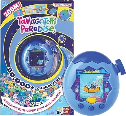 Bandai Tamagotchi Paradise Digital Pet Blue Water Shell | Evolved