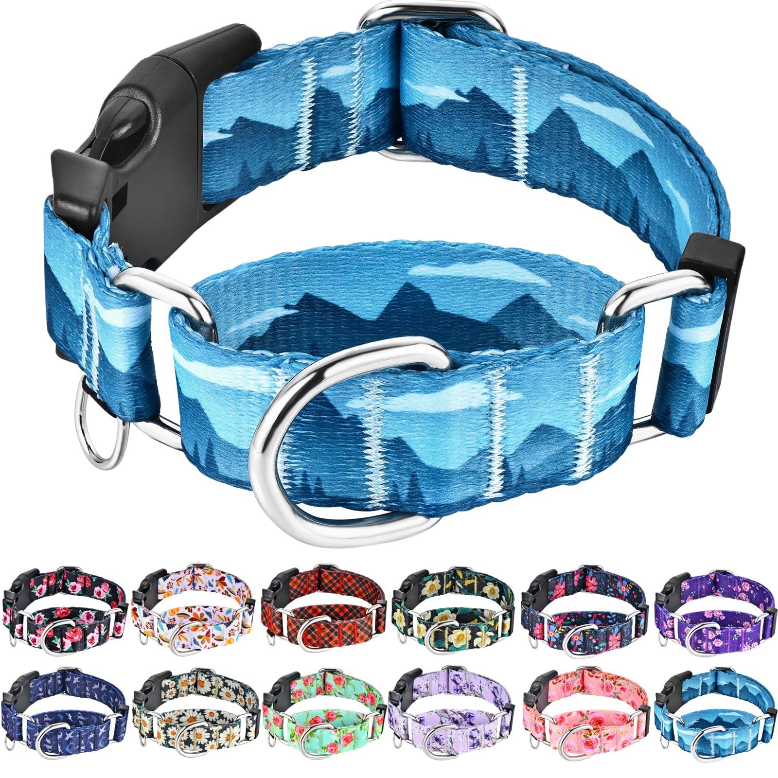 Fidohug Martingale Collar (Blue Sunset)