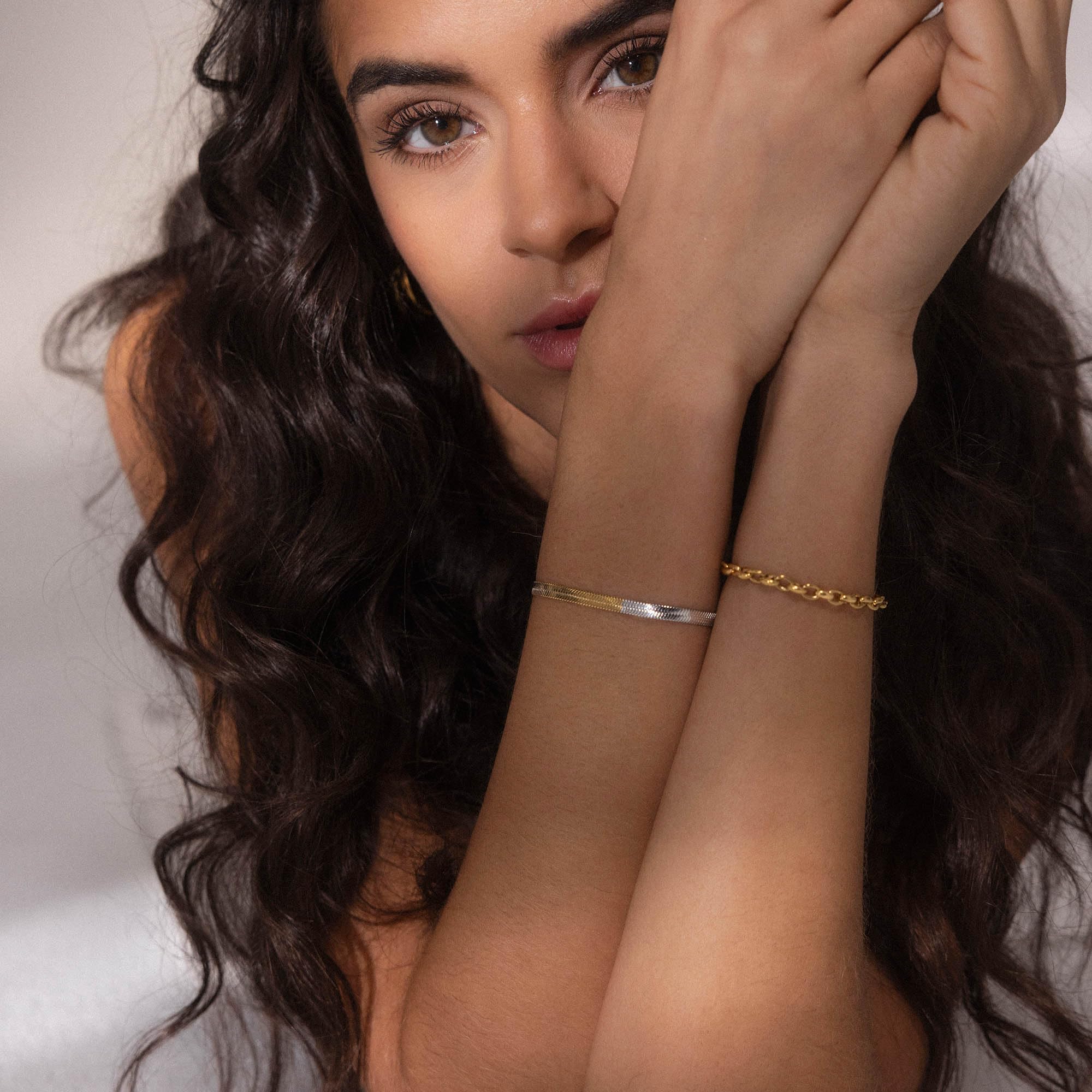 Purelei Bracciale Dreamscape, bracciale da donna in acciaio inossidabile resistente, gioiello impermeabile, lunghezza regolabile 16-19 cm