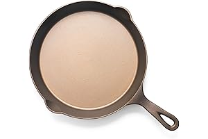Lightweight Cast Iron Skillet by Smithy - 10.5 Cast Iron Frying Pan Made in USA