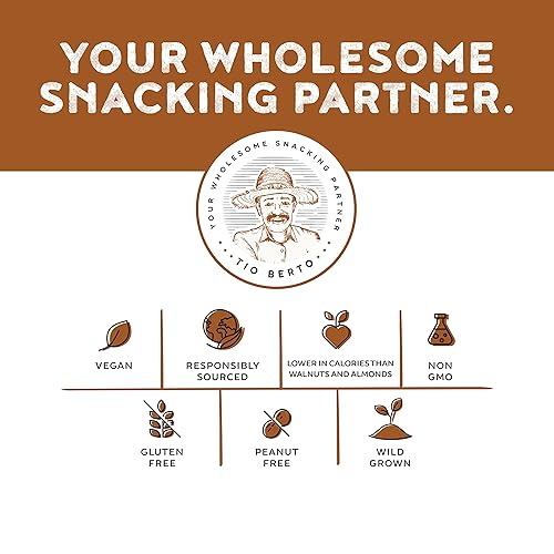 Miniatura 5 de Baru Nuts Roasted, bolsa resellable de 10 onzas  Crujiente y delicioso  Adecuado para dietas veganas, sin gluten, keto, sin maní  Snacks ricos en