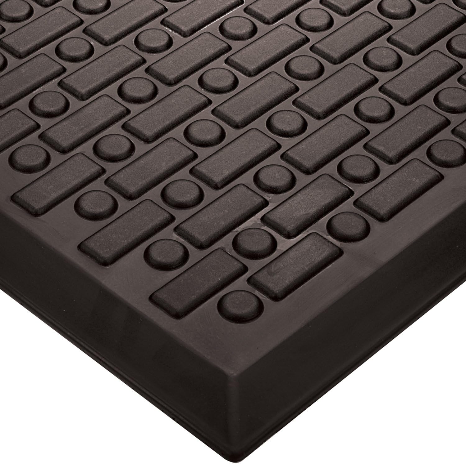 Urethane 501 Rejuvenator Ultra Soft-Cell Anti-Fatigue Mat, for Dry Areas, 2' Width x 3' Length x 5/8" Thickness, Black