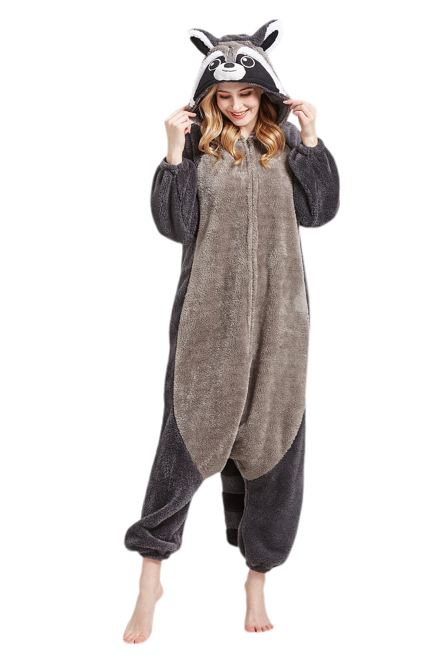 Mono de Animal Adulto,Pijama de Halloween para Disfraz de Cosplay de Animales para Hombres y Mujeres, Ropa de Dormir Unisex de Una Pieza para el Hogar