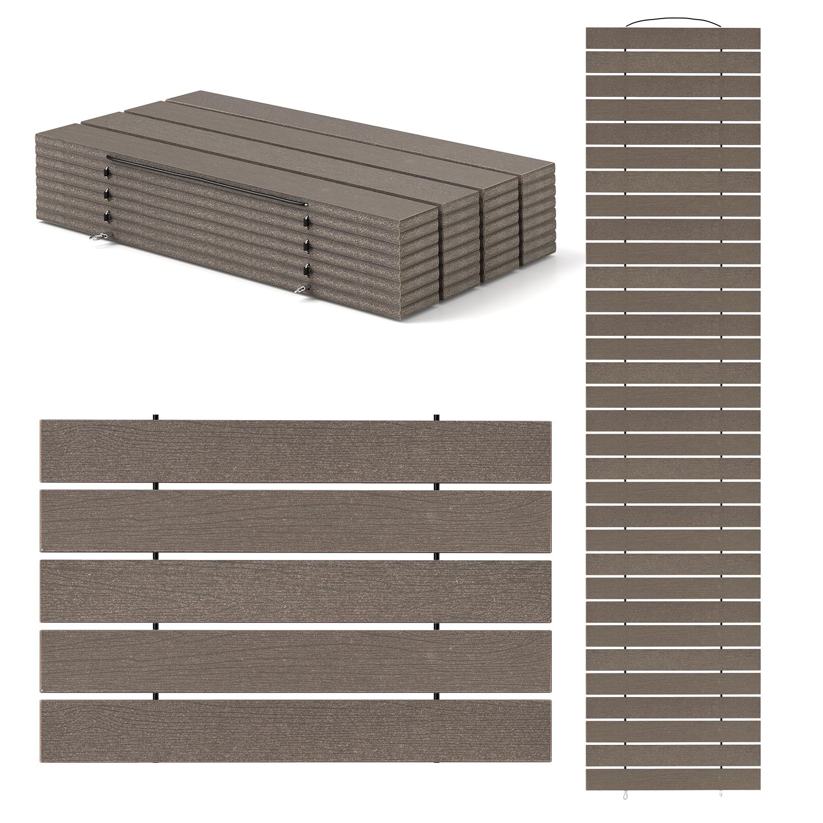 Snapklik.com : Goplus 8 FT Garden Pathway, Outdoor Roll Out Straight ...