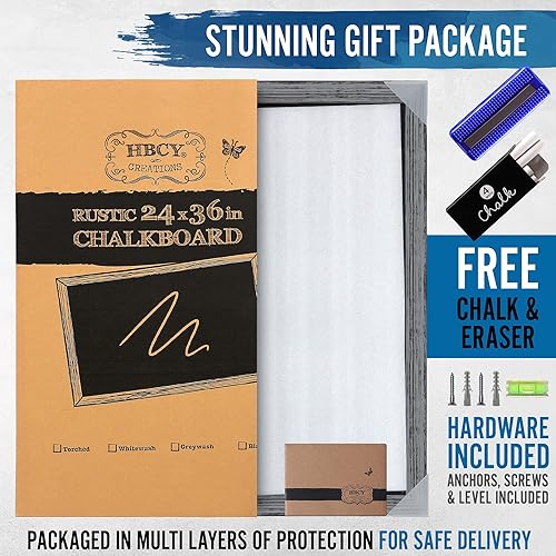 Vista 59 de HBCY Creations - Pizarras magnéticas de pared, estilo rústico