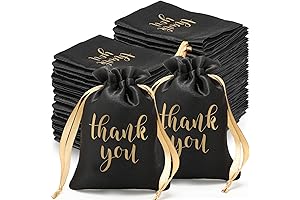 Roowest Satin Jewelry Bags with Drawstring
