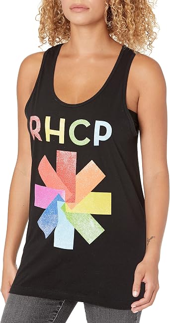 Red Hot Chili Peppers Official Colorful Asterisk Tank Top