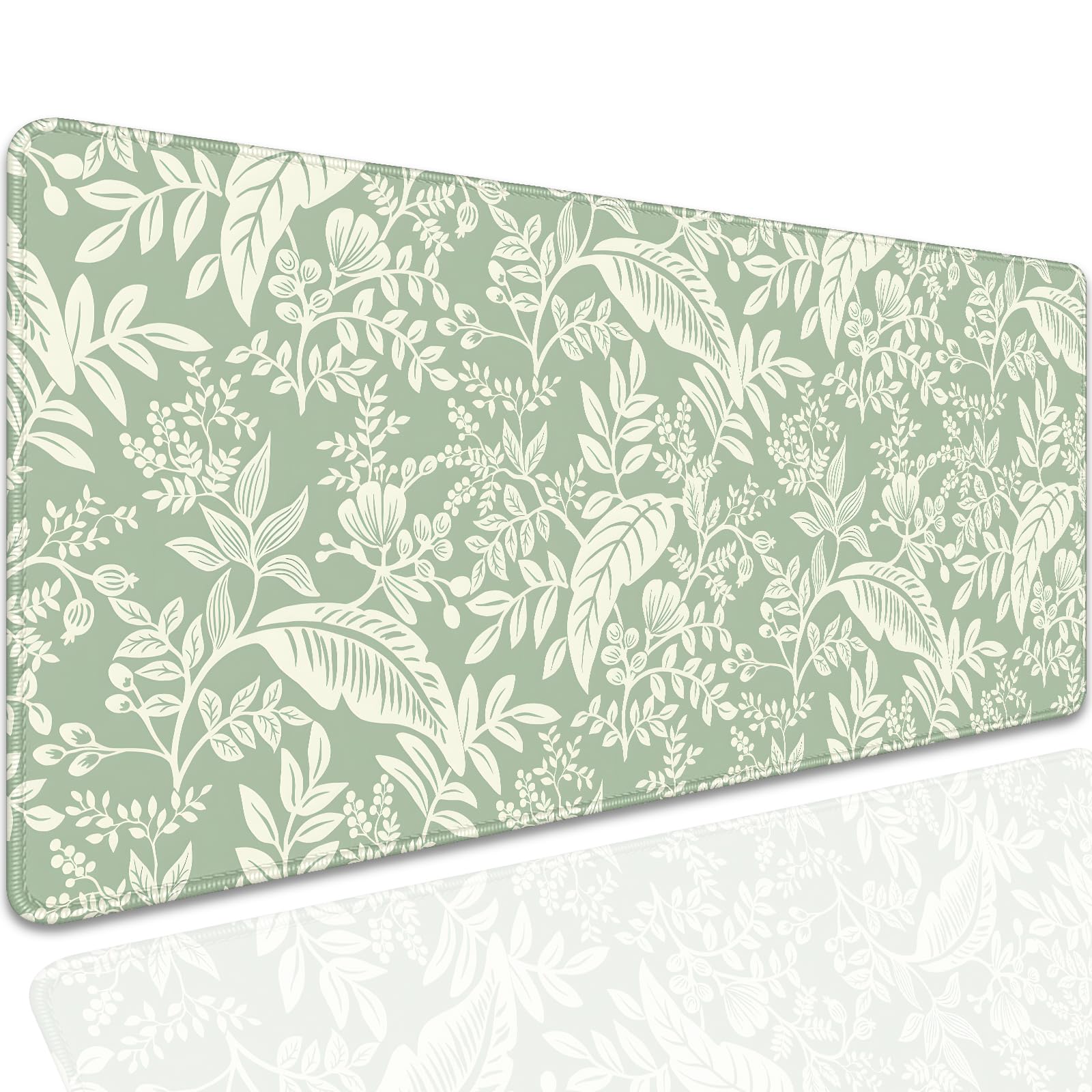 Photo 1 of MZSVDVD Green Plants Desk Pad Mouse Pad, 70x30cm