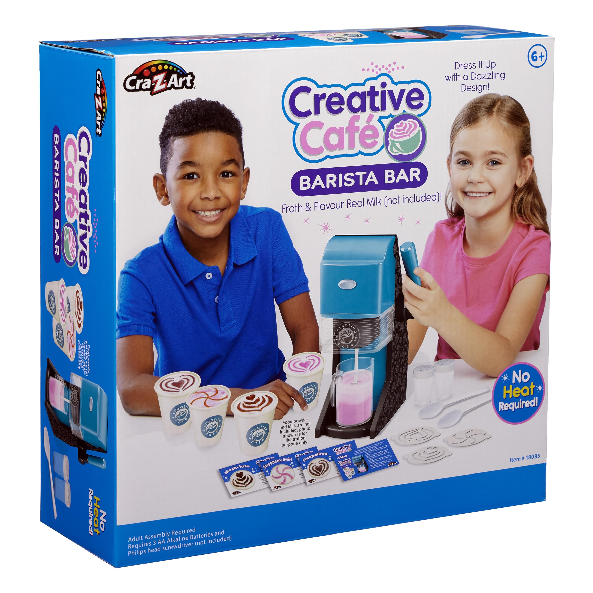 CRA-Z-ART Creative Café Barista Bar Toy coffee style machine with
