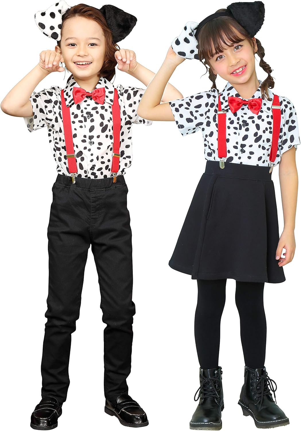 クリアストーン(Clearstone) アニマルシャツ コスプレ ハロウィン ダルメシアンシャツキッズ 120cm ユニセックス ブラック アニマル クリアストーン(Clearstone) アニマルシャツ コスプレ ハロウィン ダルメシアンシャツキッズ ...