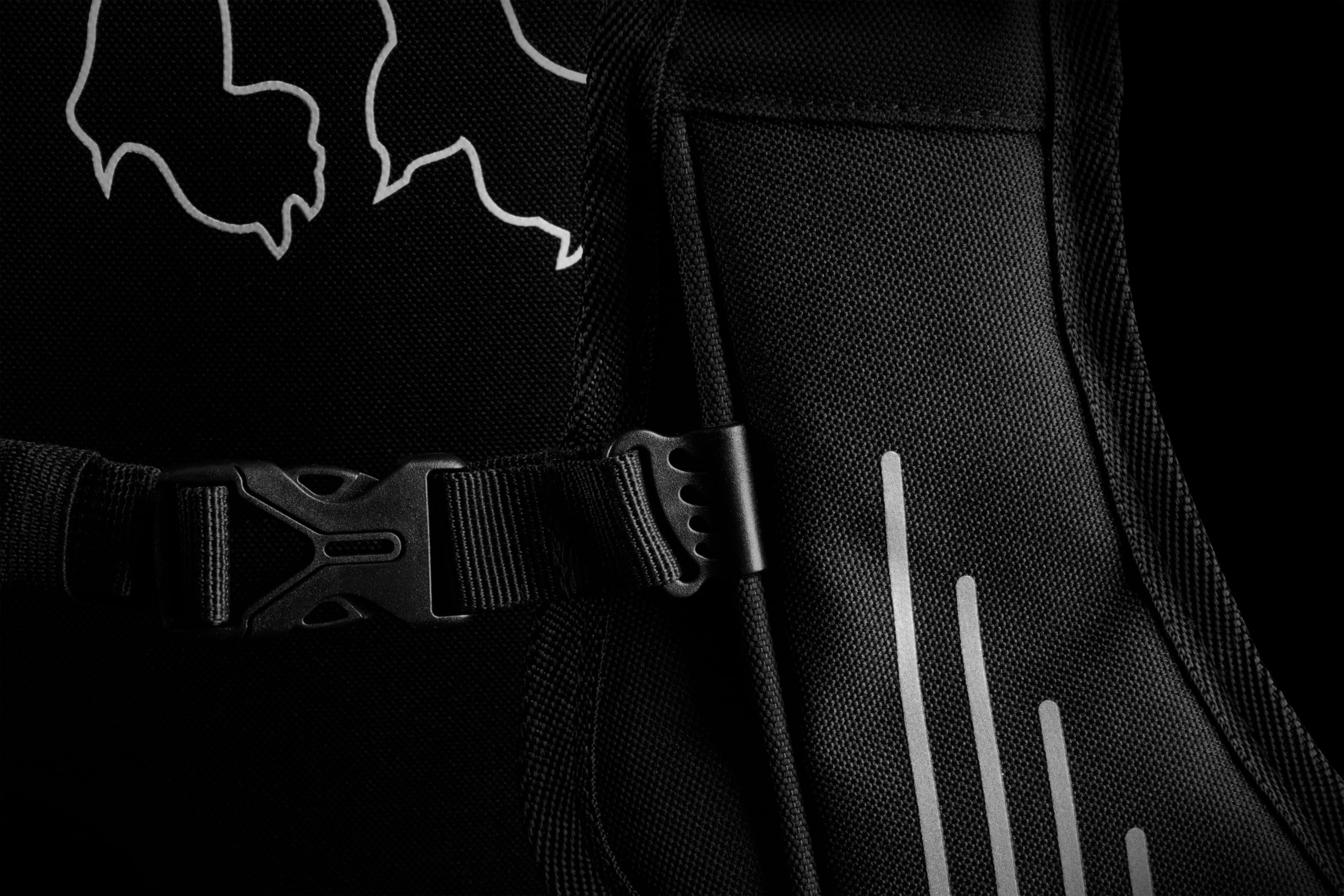 Furygan Thunder Evo 2-23L Plecak motocyklowy - Wodoodporny, kompatybilny z kamizelką powietrzną - Uchwyt na kask - Kieszeń na laptopa 15" - Regulowane paski na ramiona, czarno-czerwony, 23L