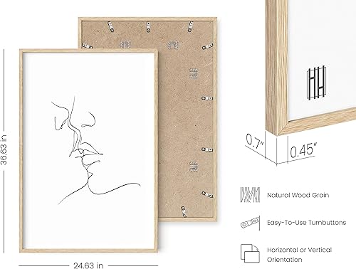 Miniatura 3 de Haus & Hues - Póster de arte para pared de pareja besándose, arte de pared, silueta de mujer, arte de pared de besos, arte de pareja, decoración