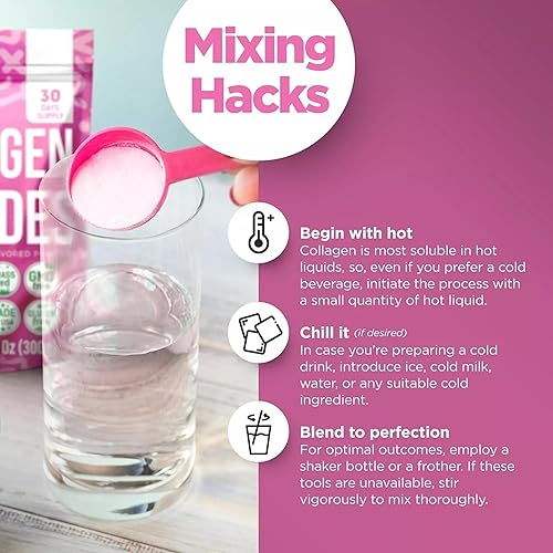 Miniatura 5 de Polvo de péptidos de colágeno para mujeres, proteína de colágeno hidrolizada tipo I y III sin gluten, Kosher y Pareve sin sabor, sin OMG, alimentada