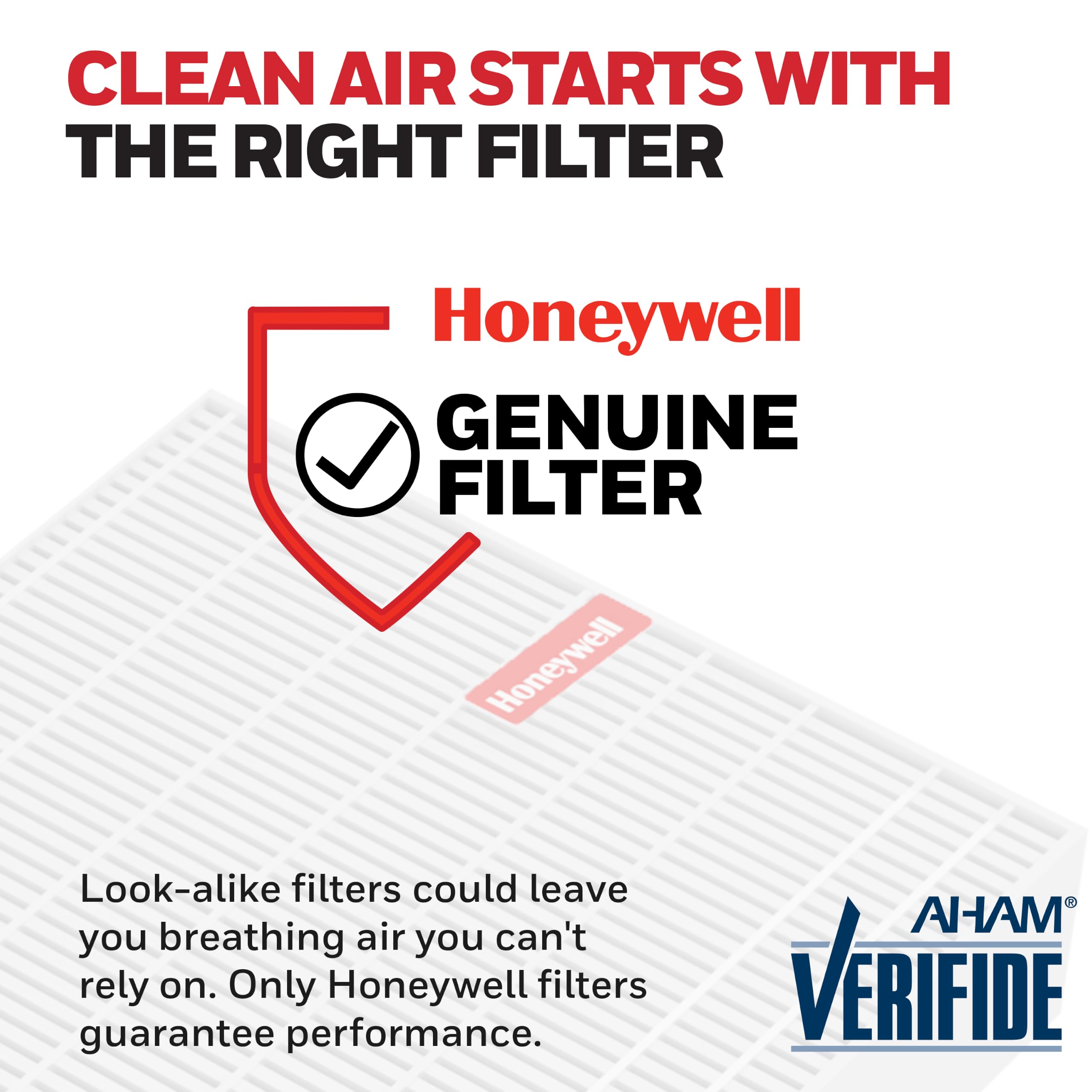 Honeywell HEPA-Luftreiniger-Filter-Set – enthält 3 HEPA-R-Ersatzfilter und 4 vorgeschnittene A-Kohle-Vorfilter – Luftfilter gegen Wildfeuer/Rauch, Pollen, Tierschuppen und Staub