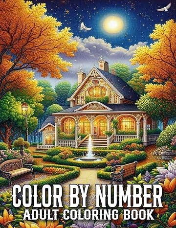 Color By Number Coloring Book For Adult Large Print Color By Number