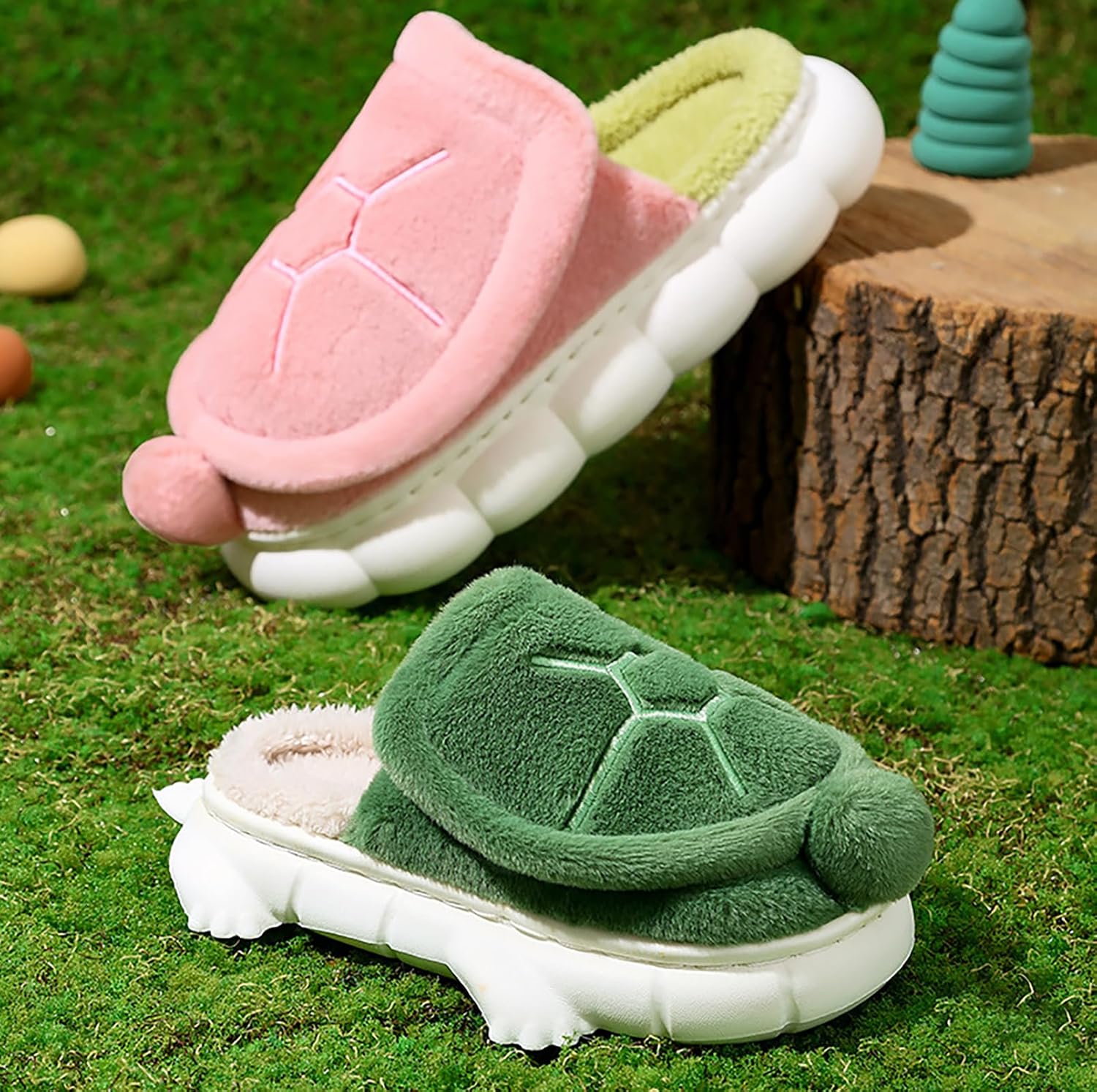 Little Kids Warm Cloud Slippers House Outdoor Anti-Slip Cute Slippers