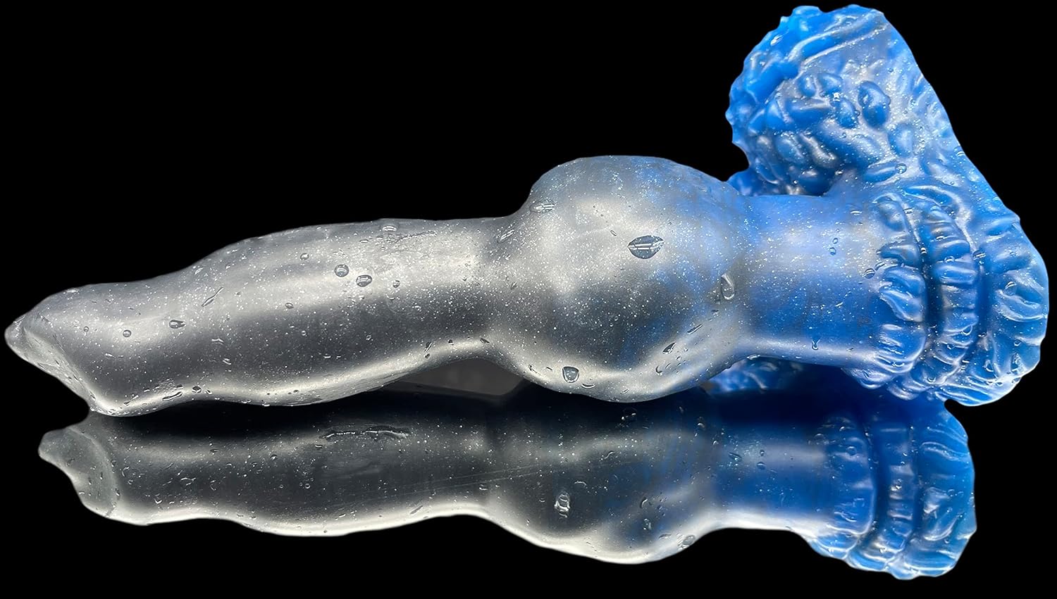 FlirtyDawg Fantasy Adult Sex Toys Knotted Lucky 8 inch Color Space Night