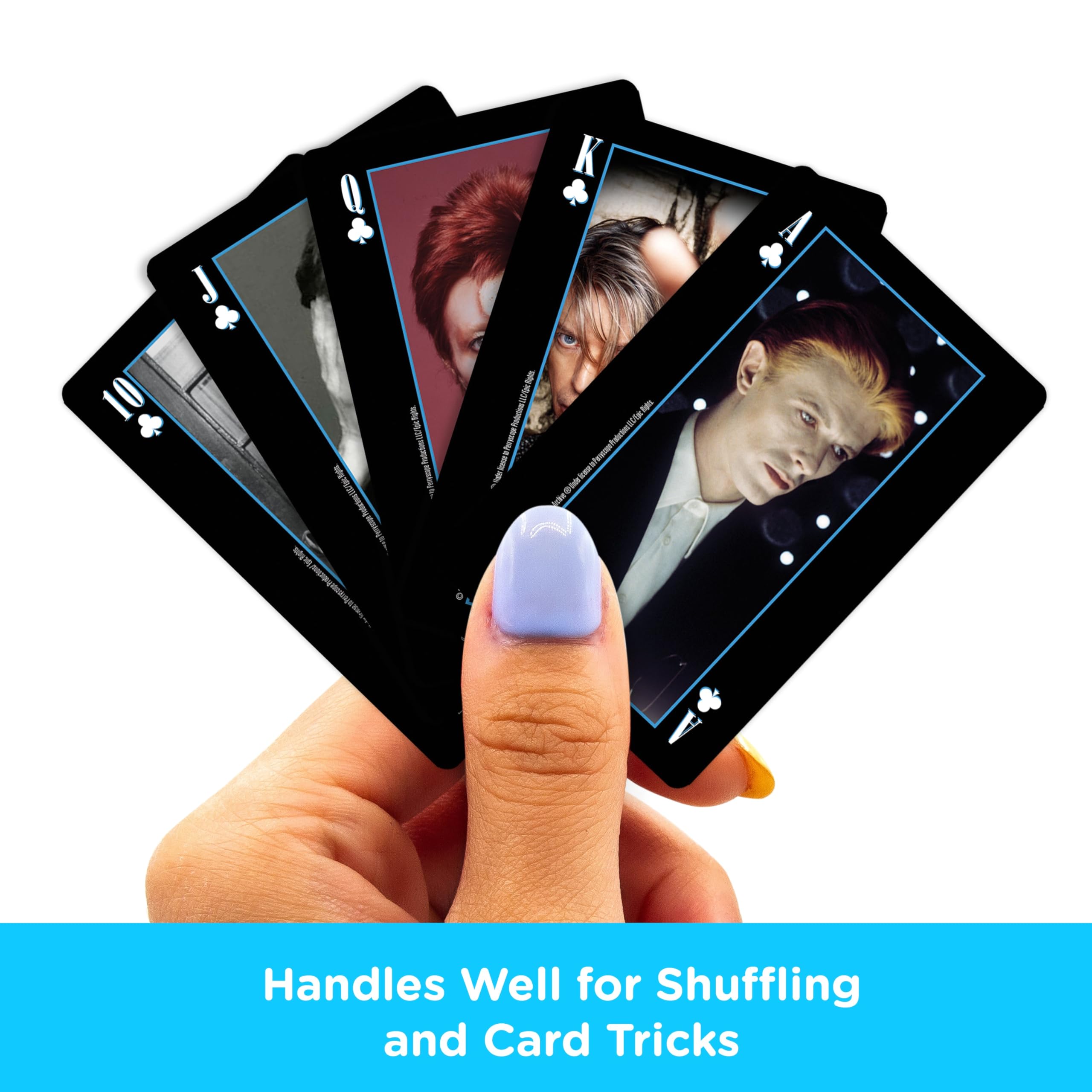 AQUARIUS David Bowie Cassette Premium Playing Cards -David Bowie Themed Deck of Cards for Your Favorite Card Games - Image 4