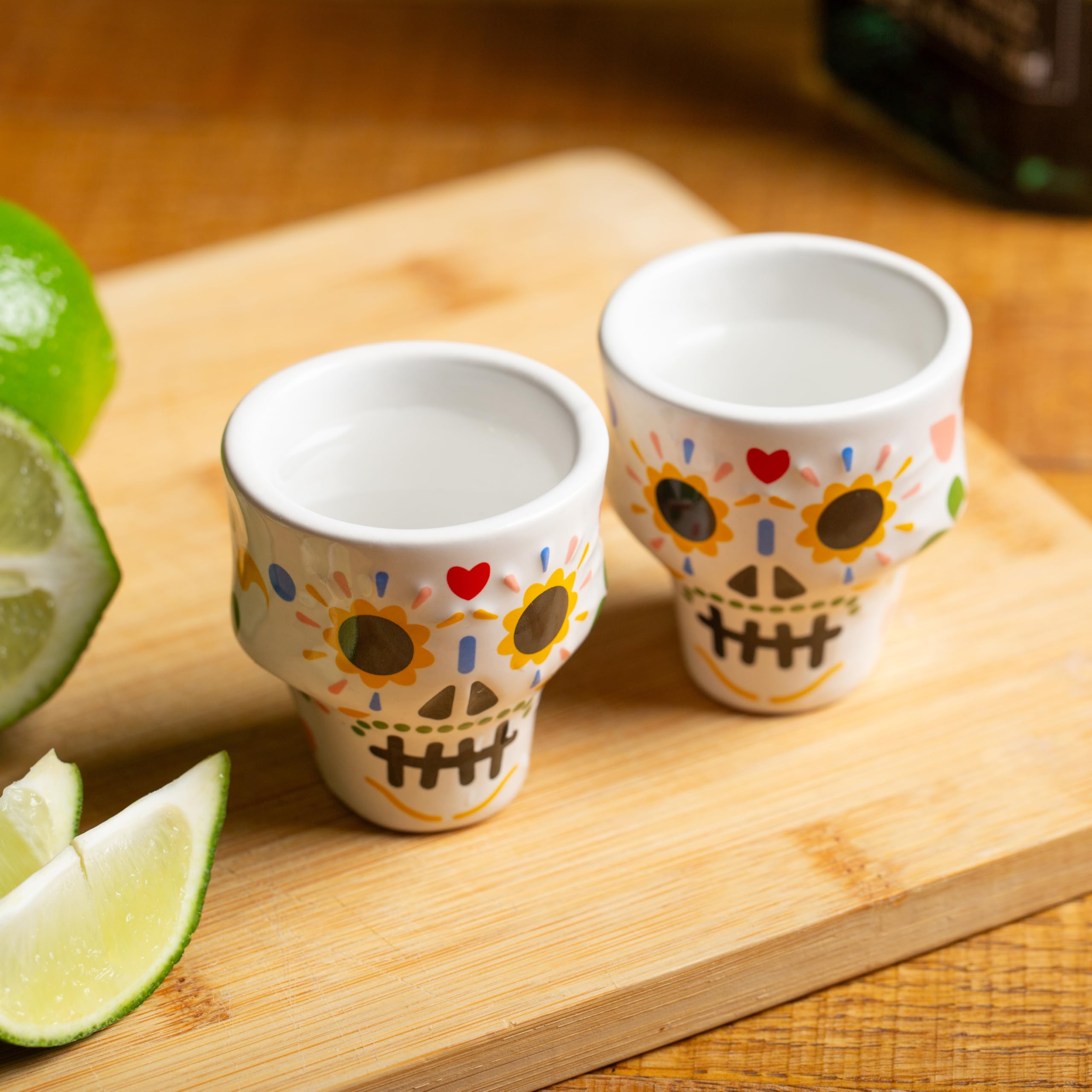 Amazon | KIKKERLAND シュガー スカル ショット グラス Sugar Skull