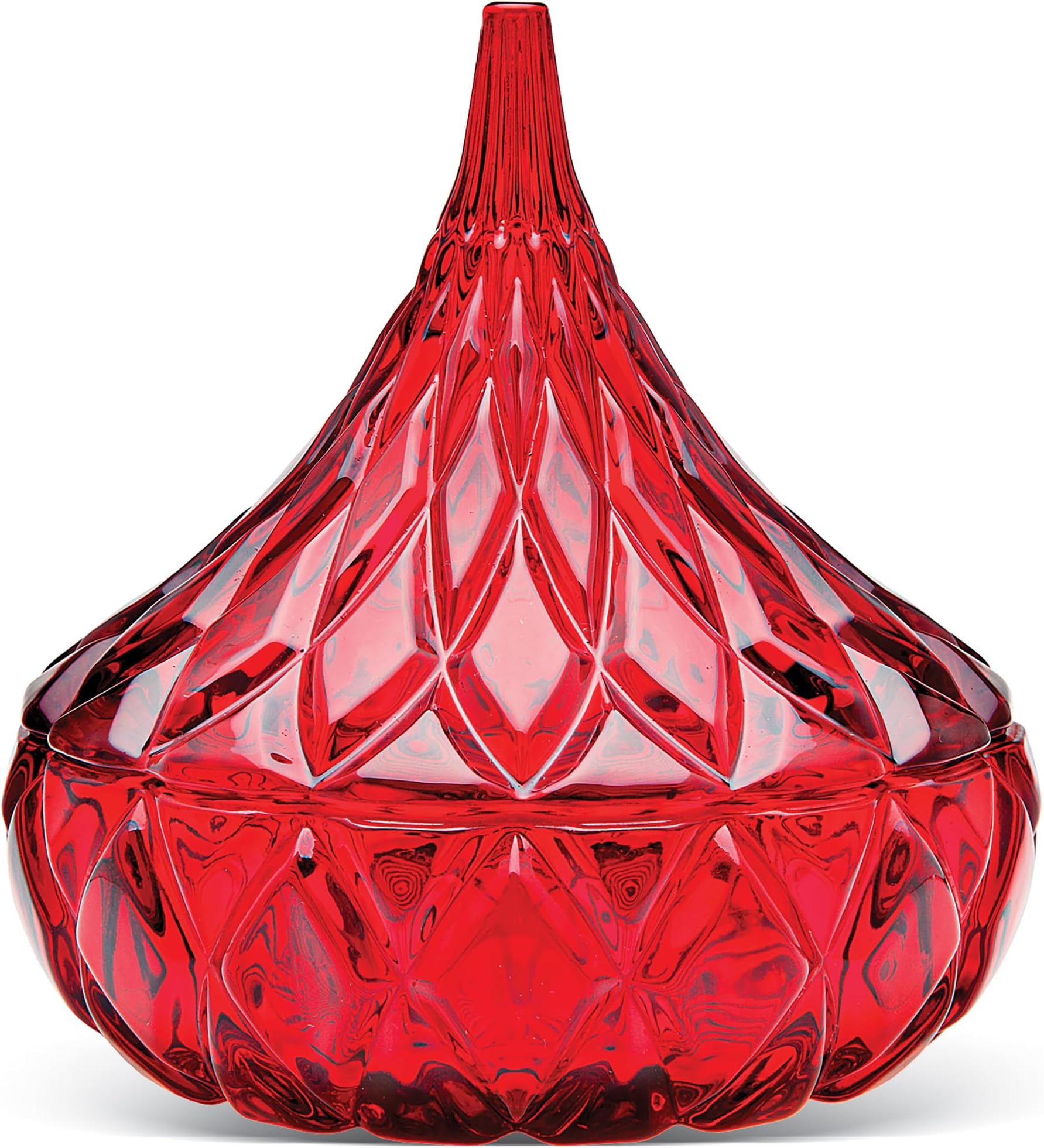Red Crystal Hersheys Kiss Candy Dish
