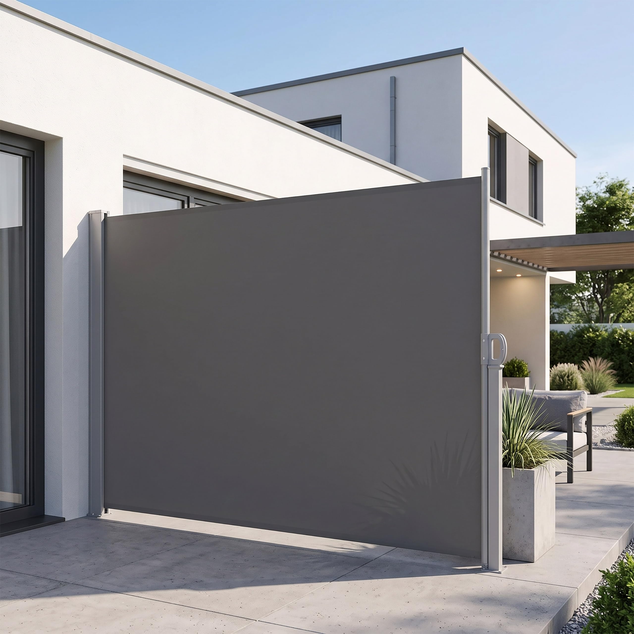 SPRINGOS Toldo lateral extensible de 180 x 400 cm