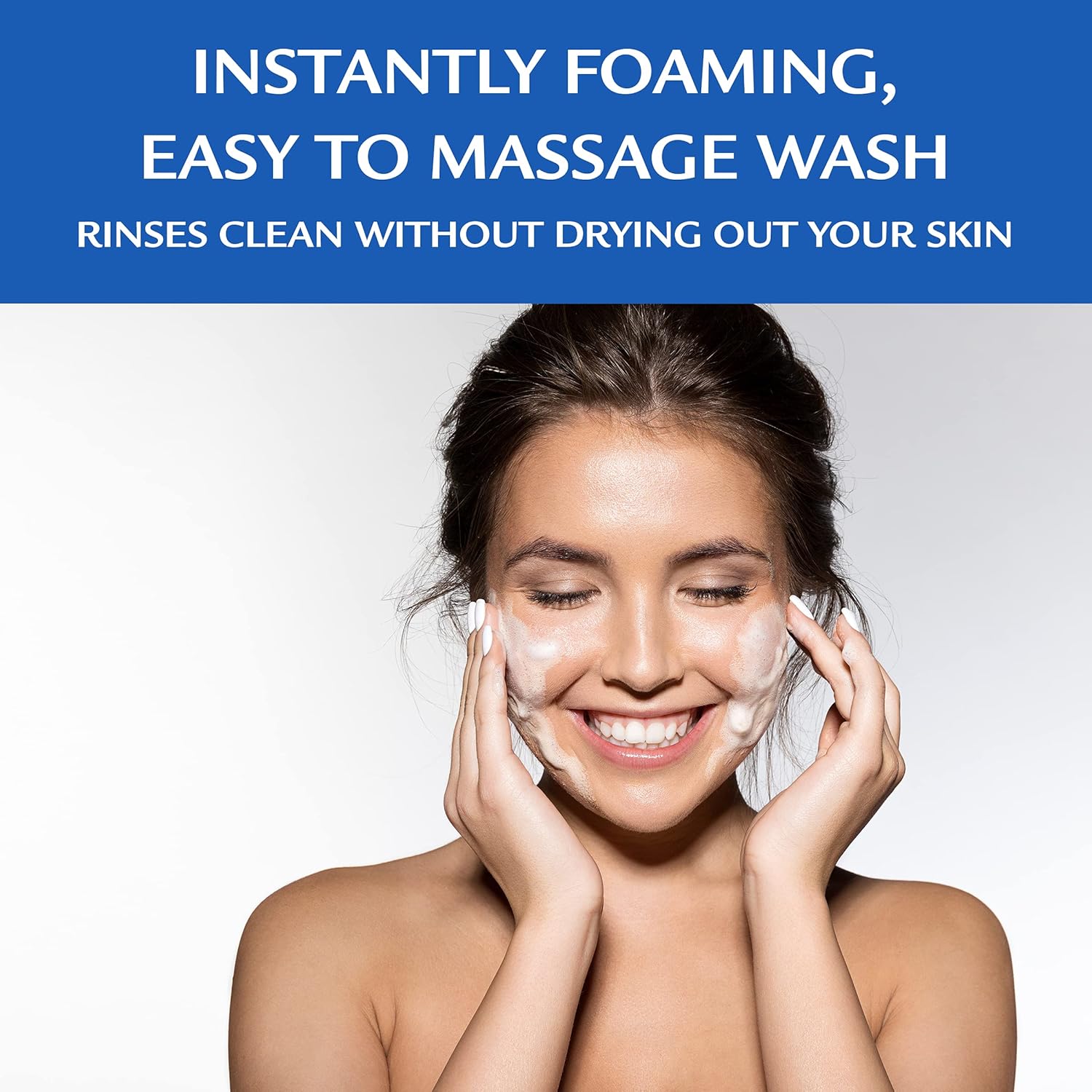 HADA LABO Goku-jyun Foaming Face Wash - 5.4 fl oz (160 mL) Bottle : Everything Else