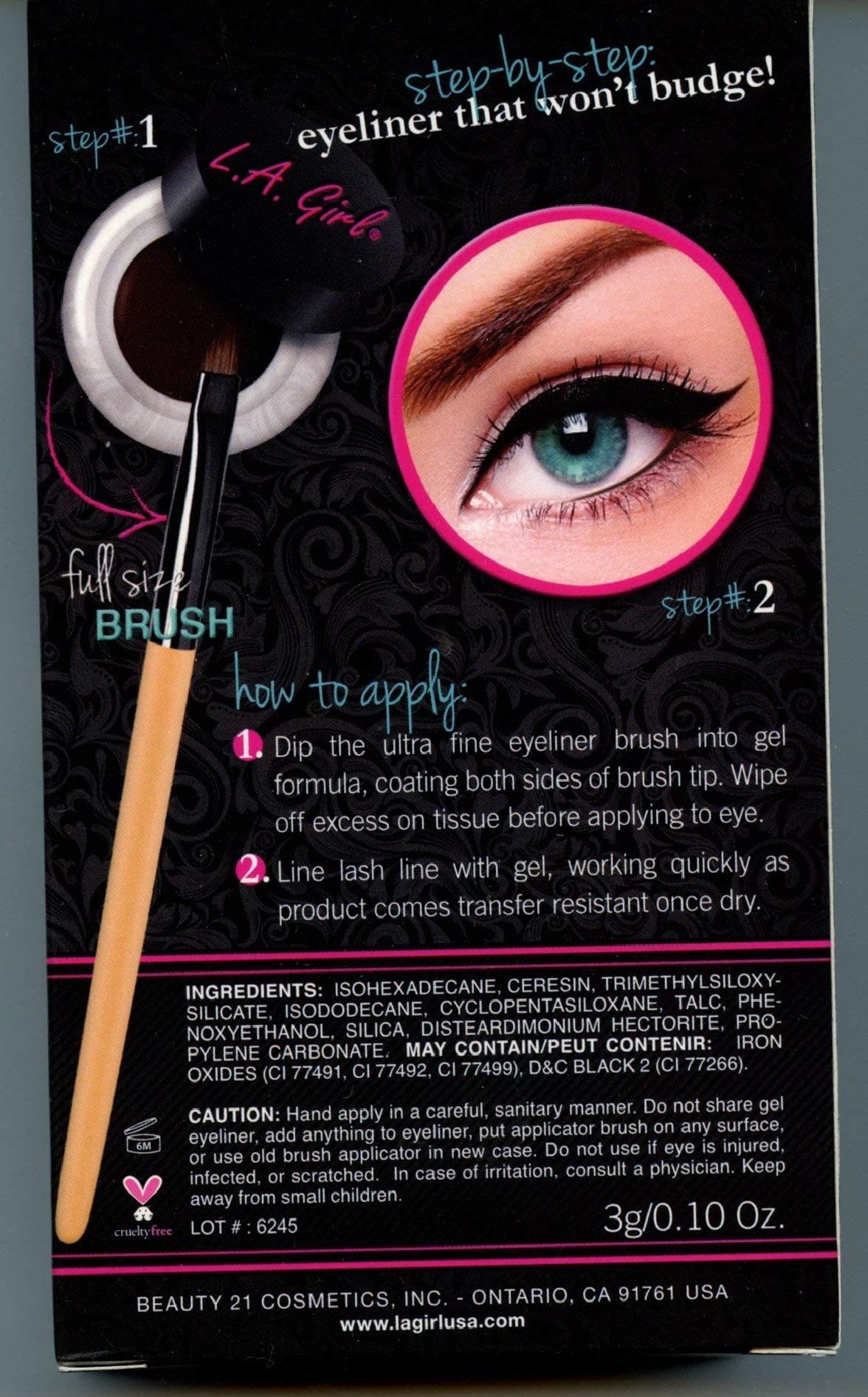 Kit de revestimiento de gel, marrón oscuro GEL723 2